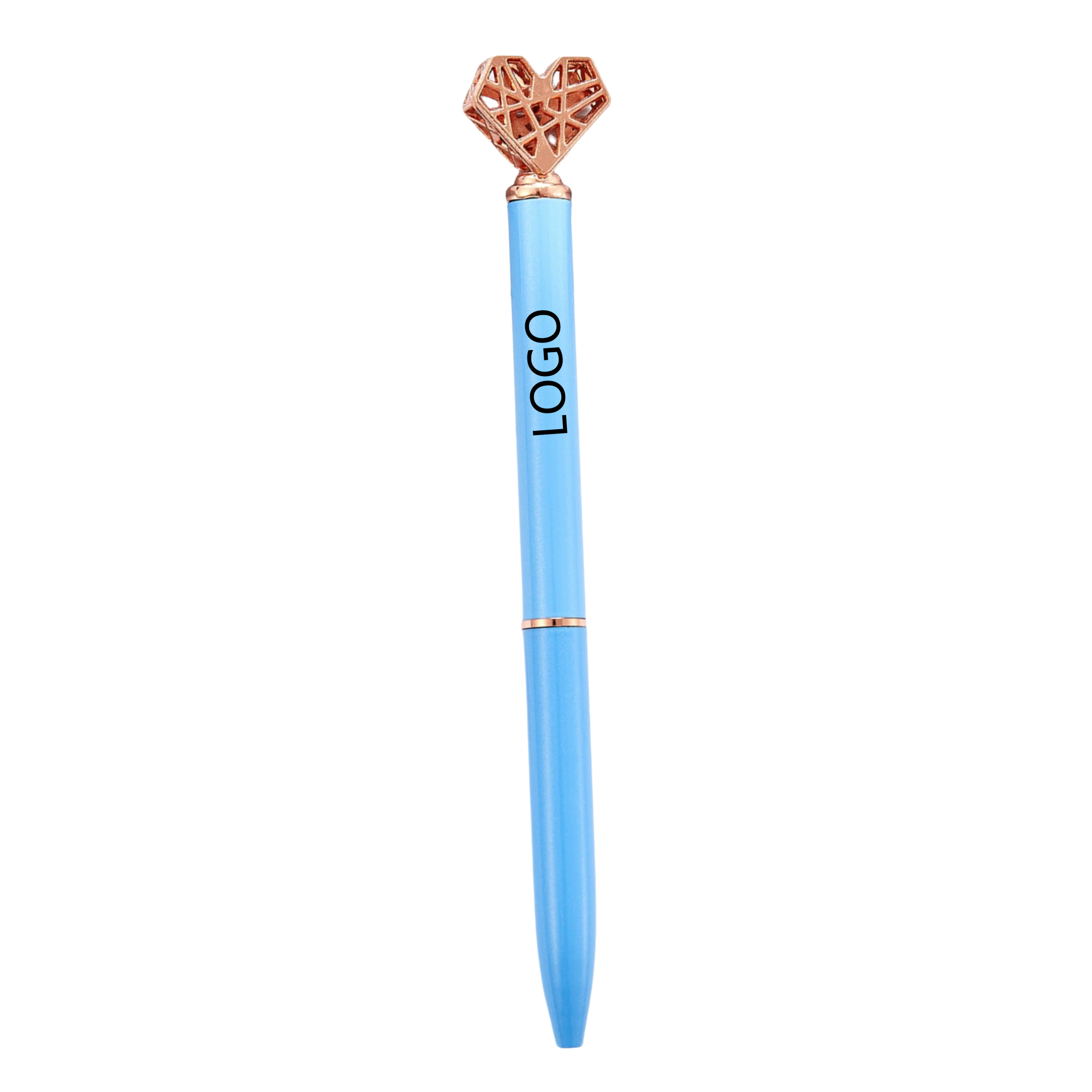 Heart-shaped custom metal ballpoint pen 5