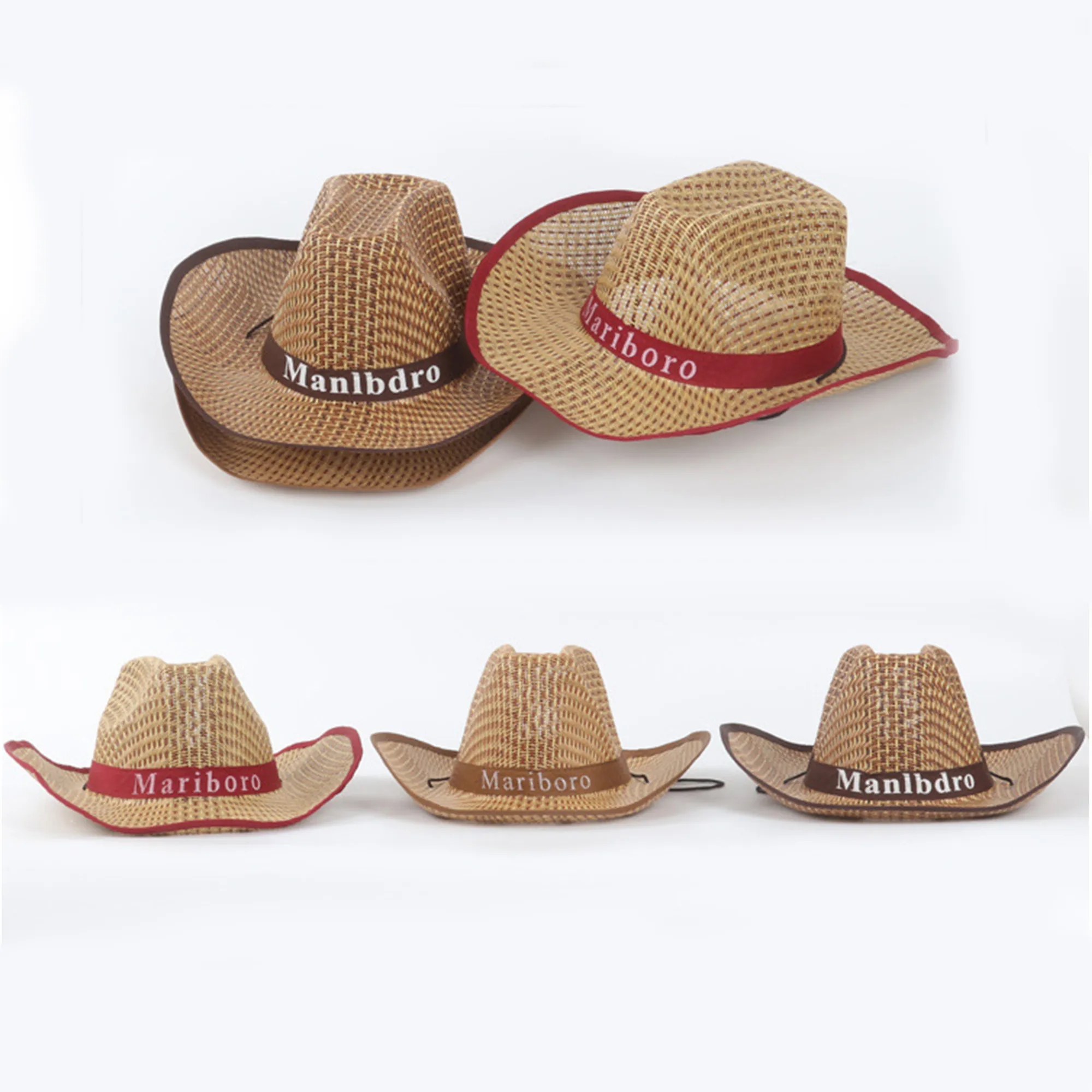 Straw Hat With Custom Band 5