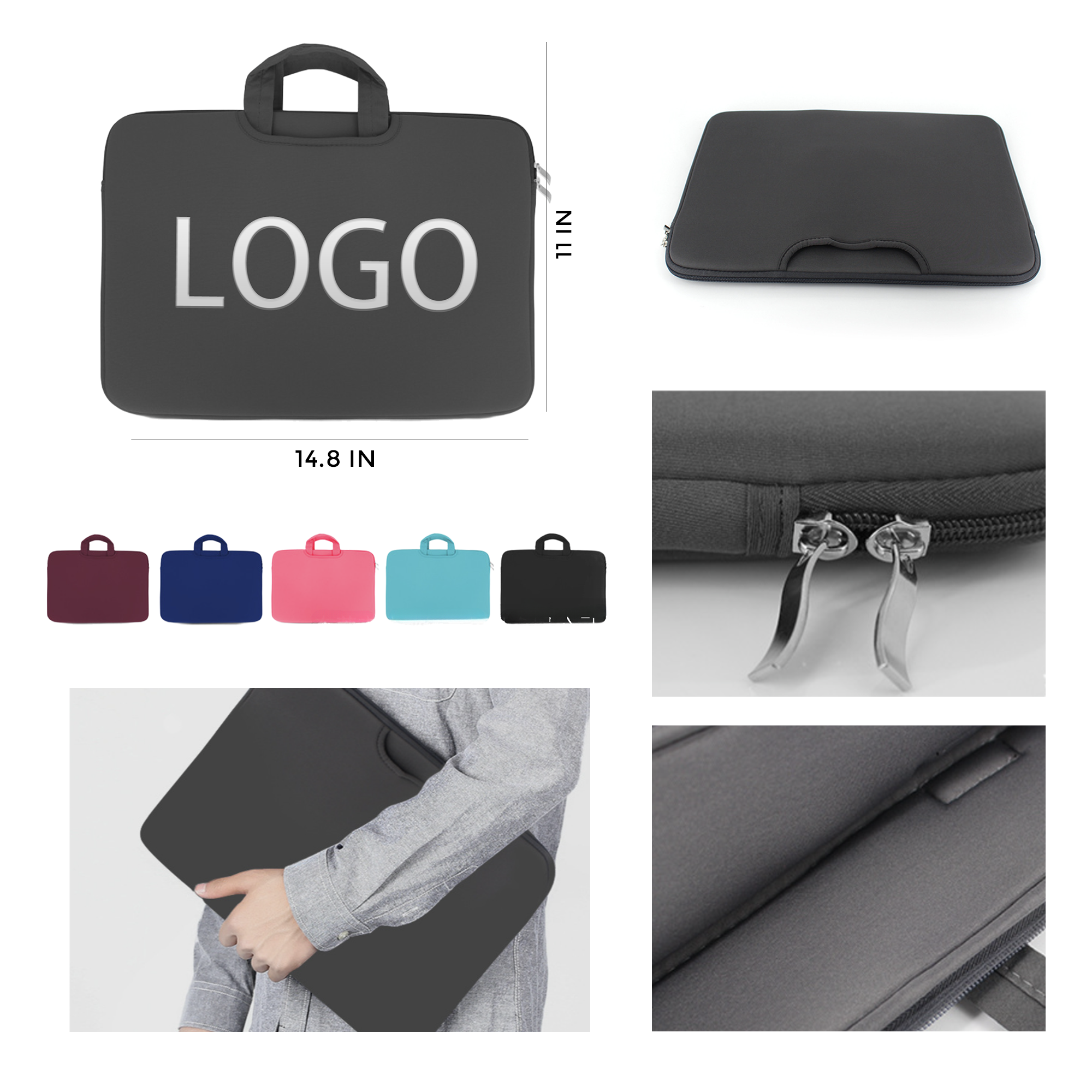 MOQ 10 PCS Stylish Laptop Bag 2