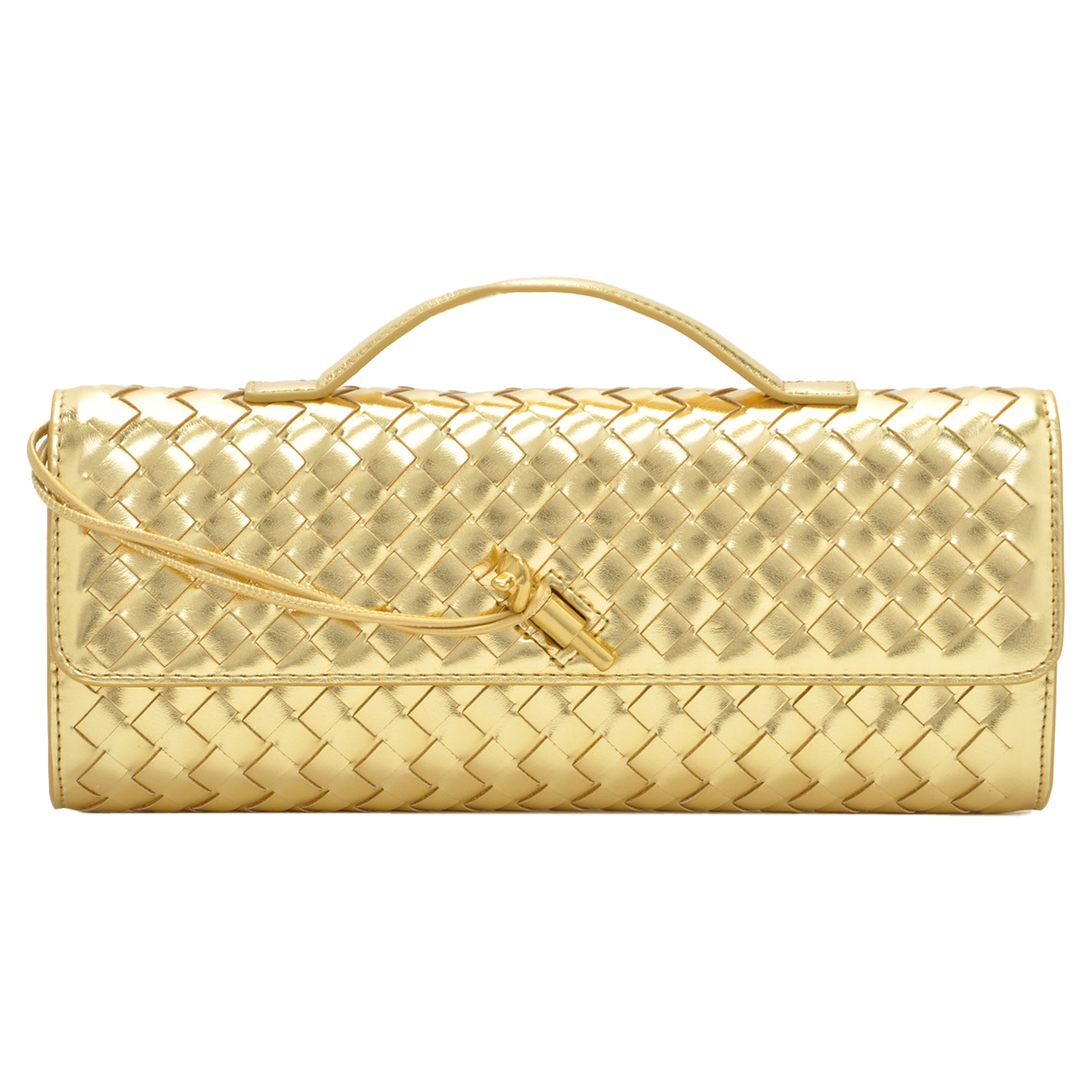 Pu Fashion Woven Hand-Held Diagonal Cross Bag 13