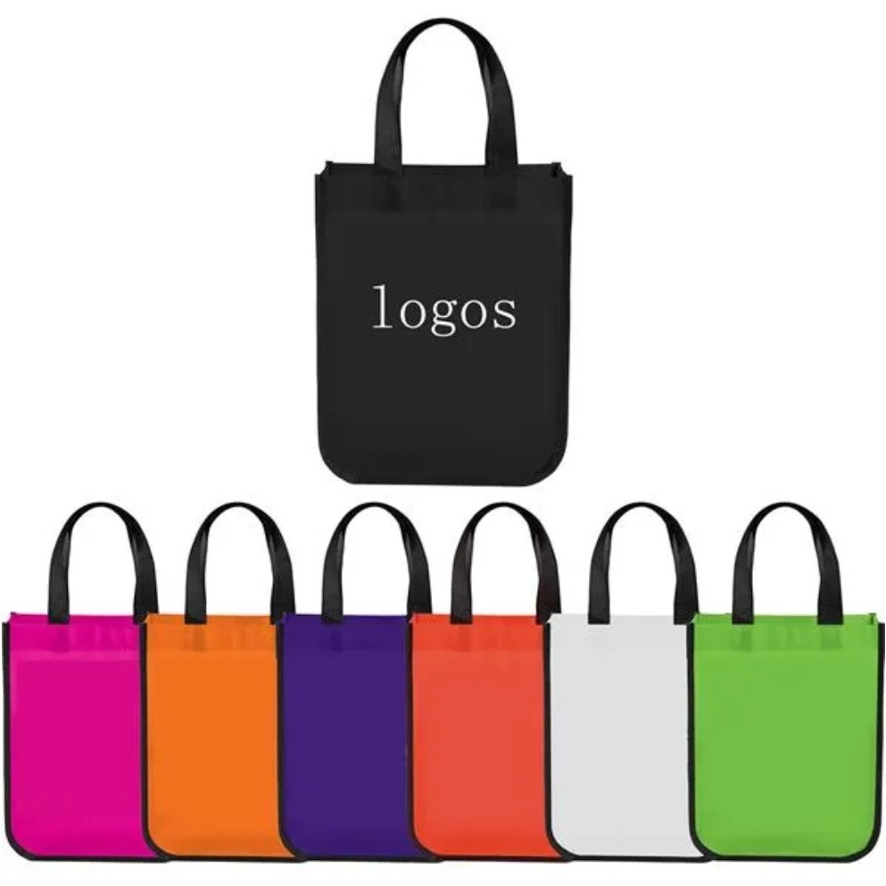 Small Laminated Shopper Tote Non-Woven Fabric 1