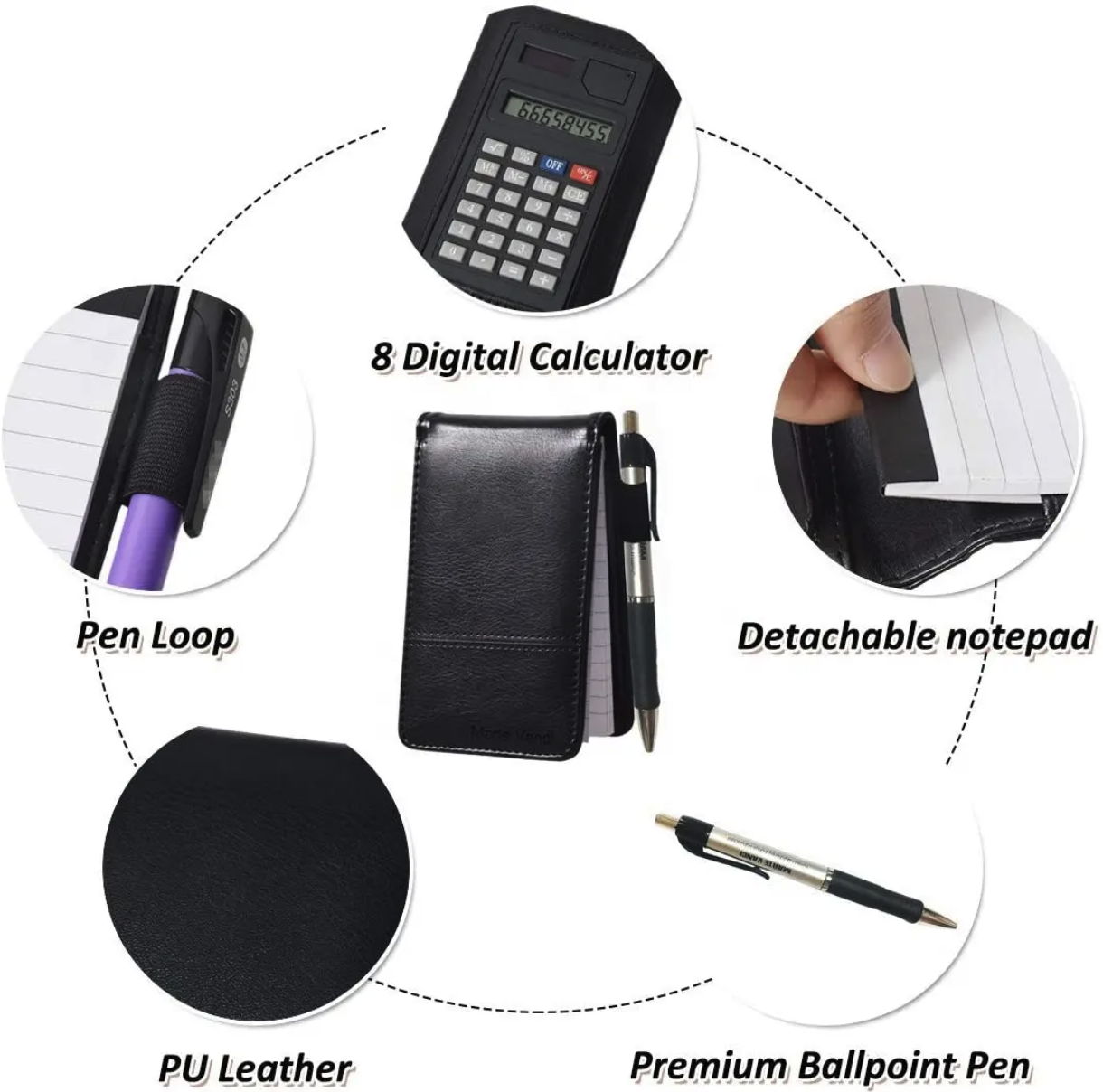A7 Calculator Notebook Memo Multi-function Pocket Note Pad 1