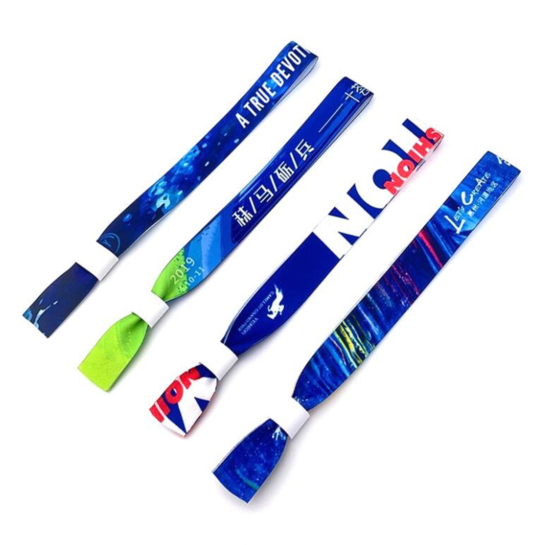 5/8" Sublimated Event Wristbands W/ Locking Bead 2