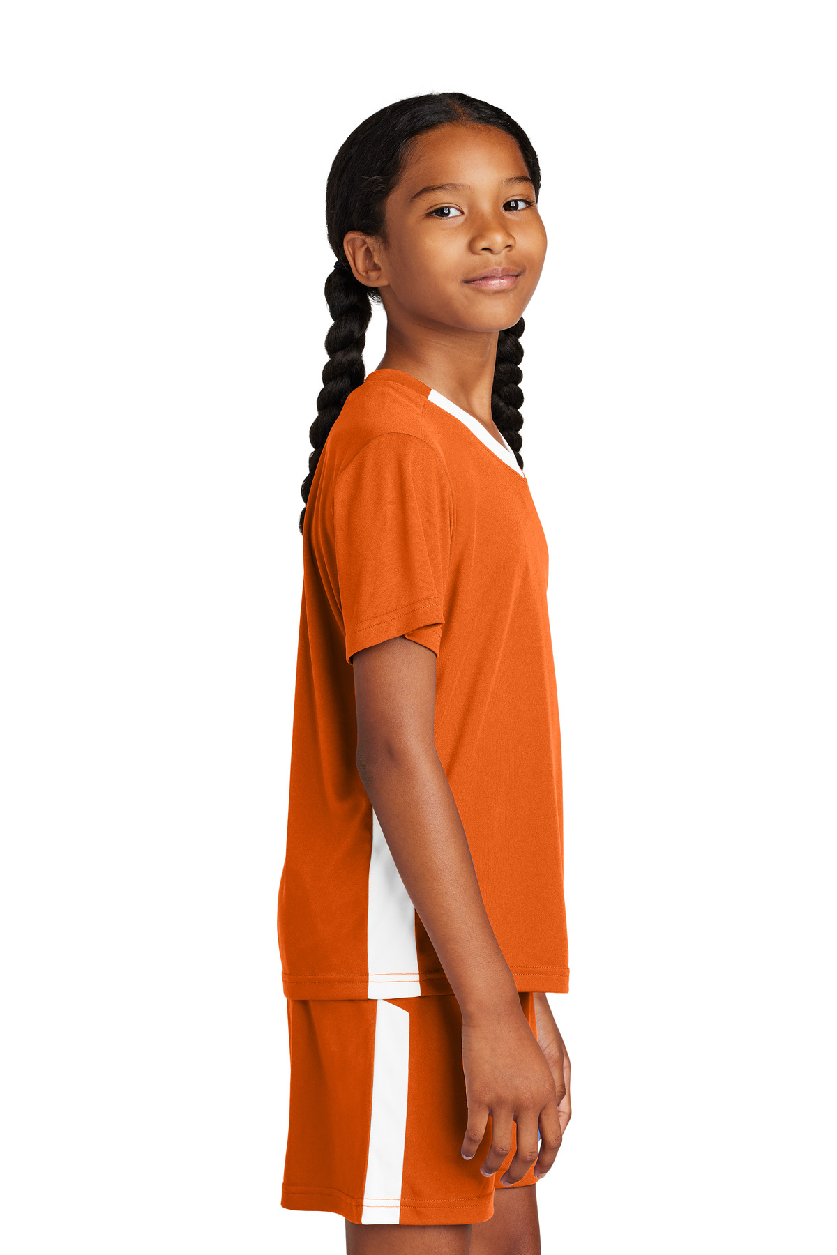 Sport-Tek Youth Competitor United V-Neck YST101 49
