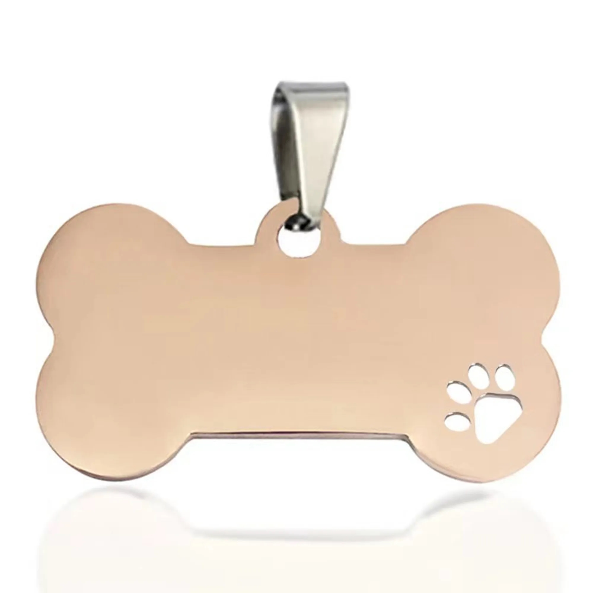 Bone Shape Pet ID Name Tag 2