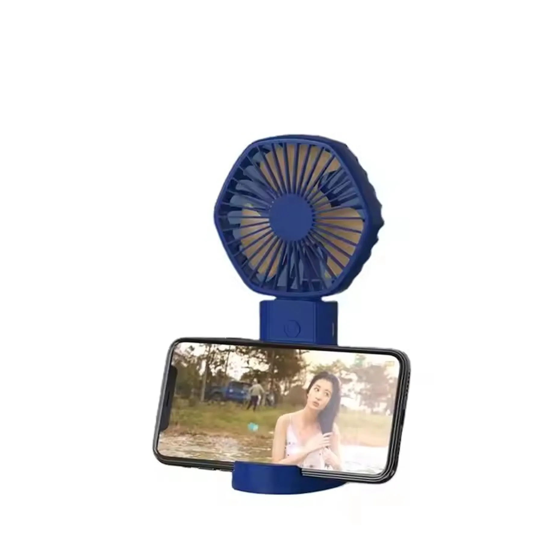 400 mAh Desktop Rechargeable Mobile Phone Holder Fan 5