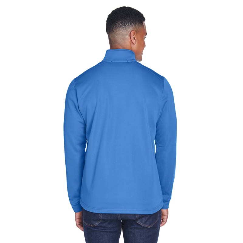 Devon & Jones Men's Newbury Colorblock Mélange Fleece Full-Zip 19
