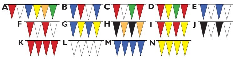 60 Ft Polyethylene Pennant Strings