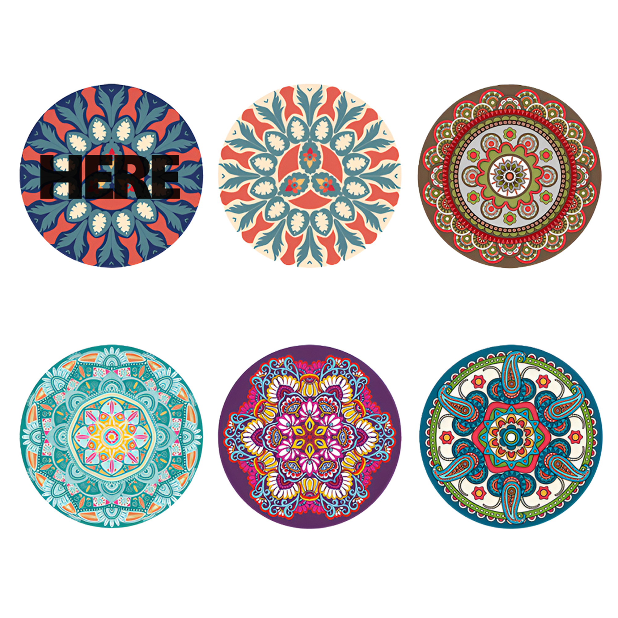 MOQ50 Personalized Heat Resistant Rubber Coaster 2