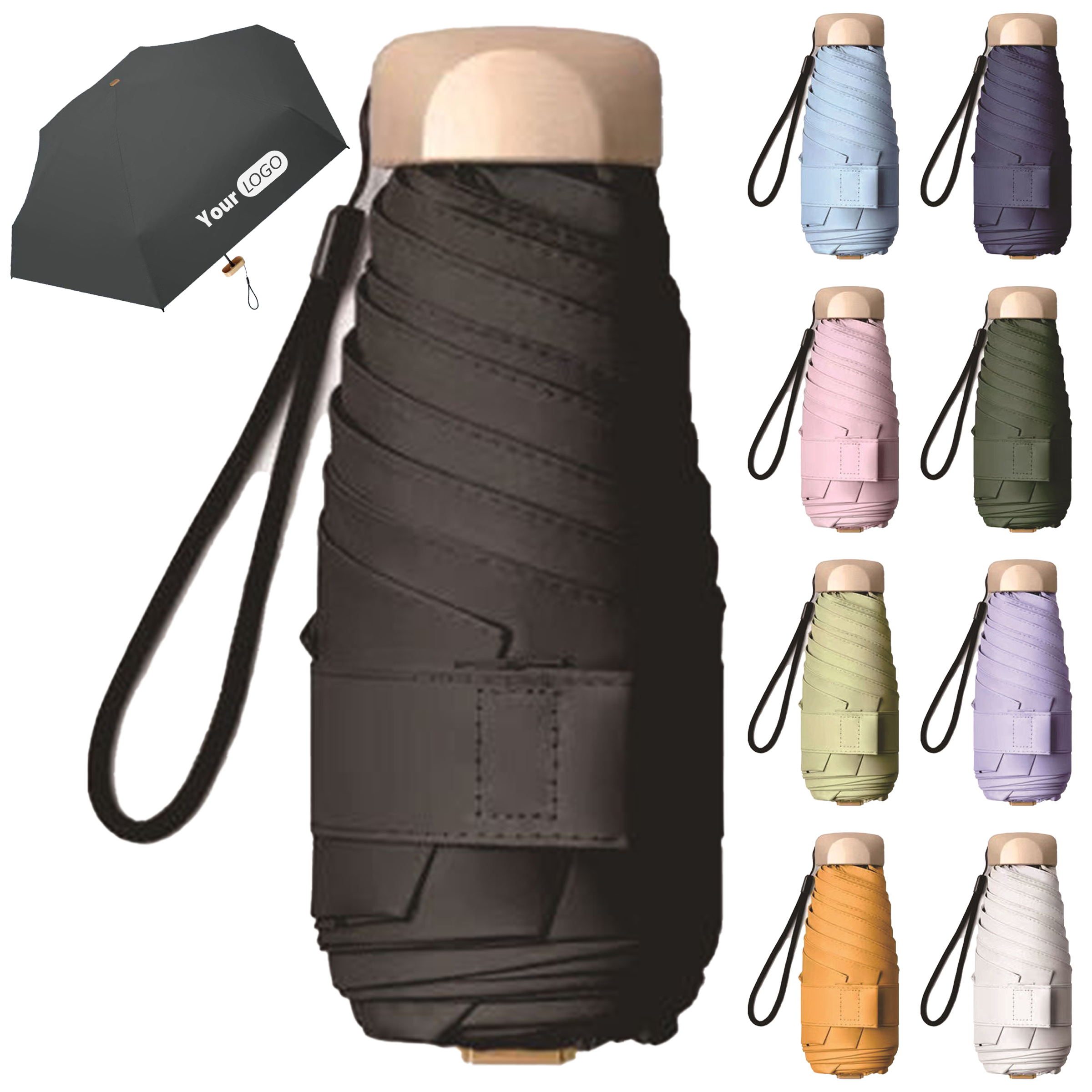Impact Cloth Lightweight Umbrella Suitable For Both Rain And Light 7