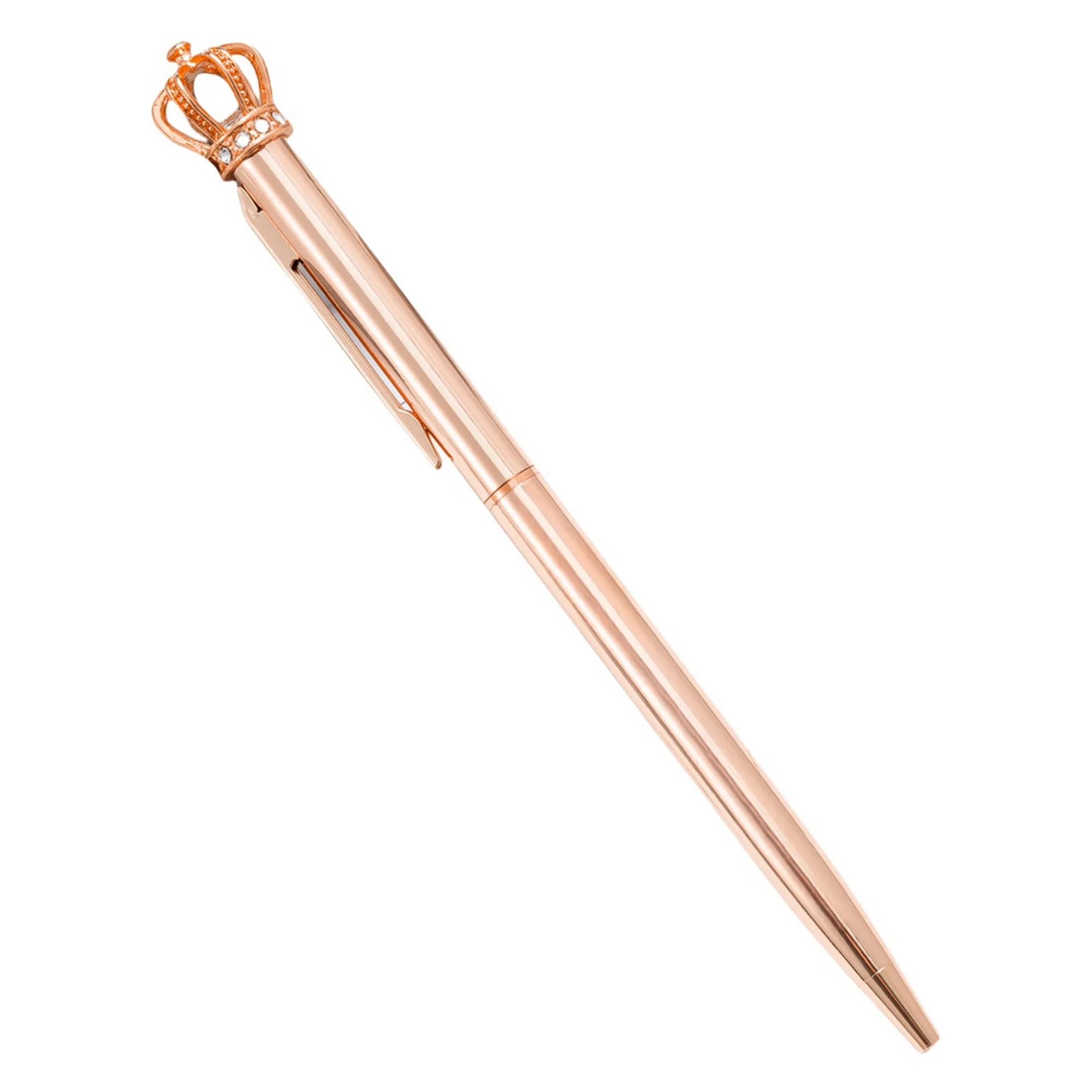 MOQ 50 Crystal Crown Shape Ballpoint Pen 7