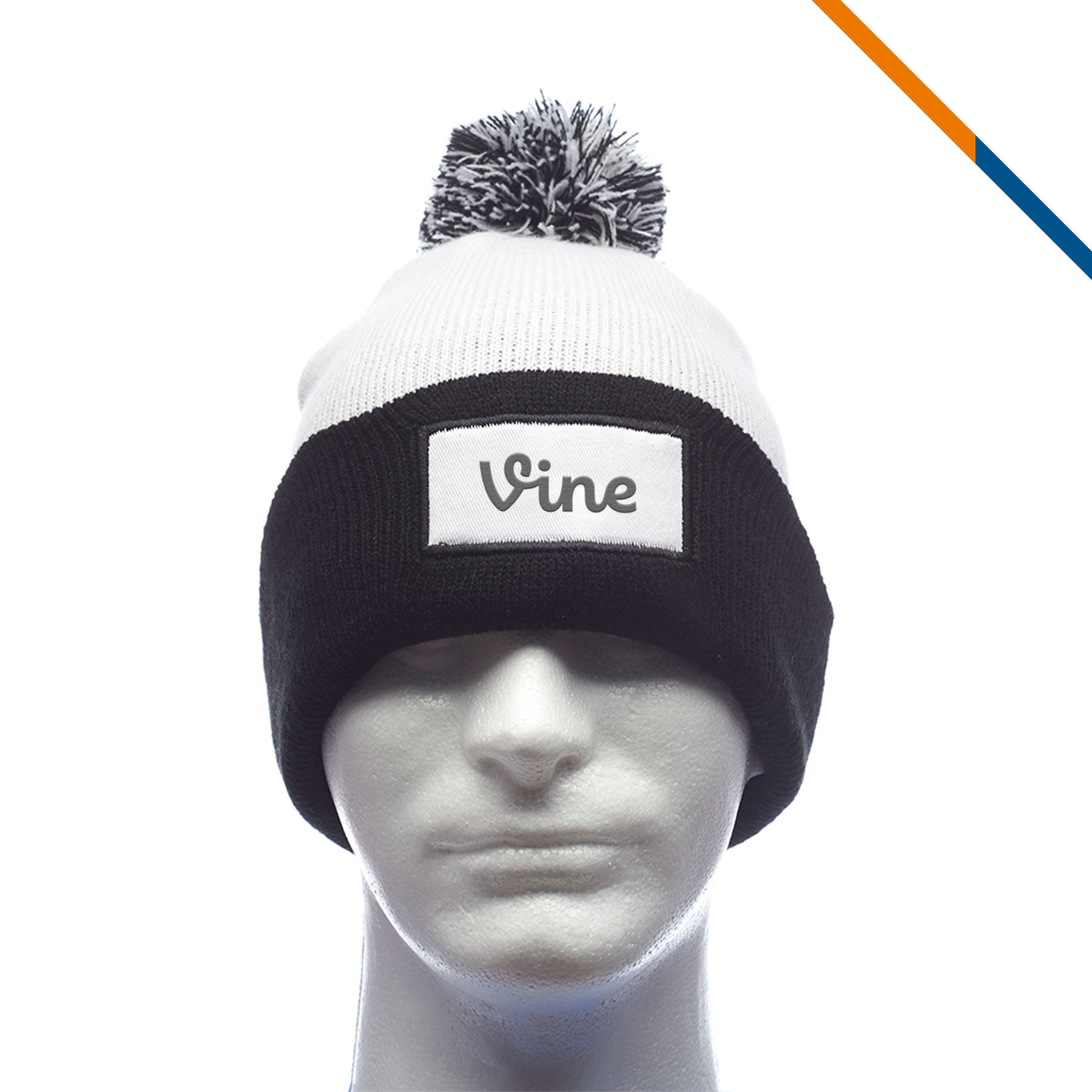 Kent Patch Pompom Beanies 5