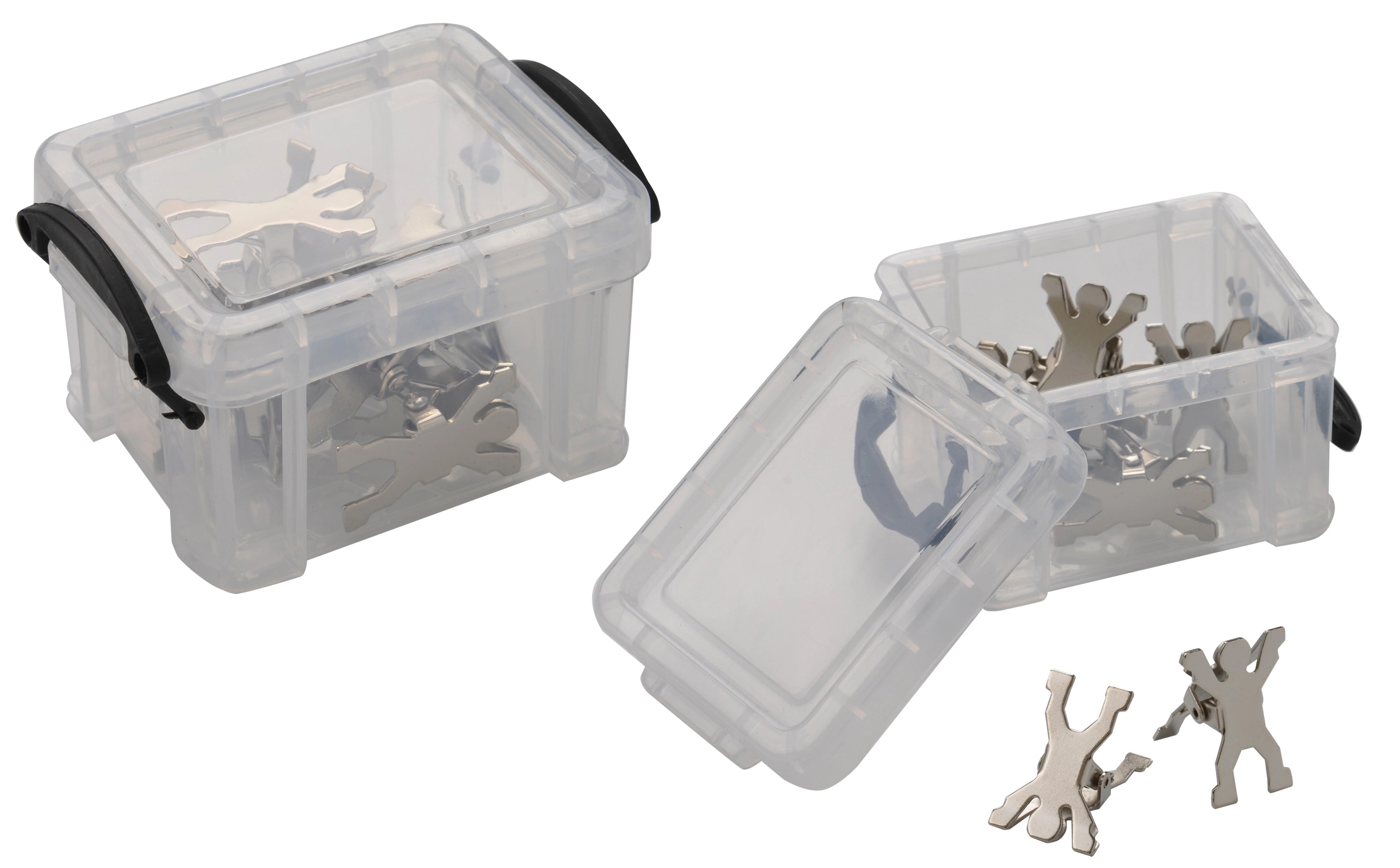 Mini Storage Box w/8 Man Shaped Paper Clip 4