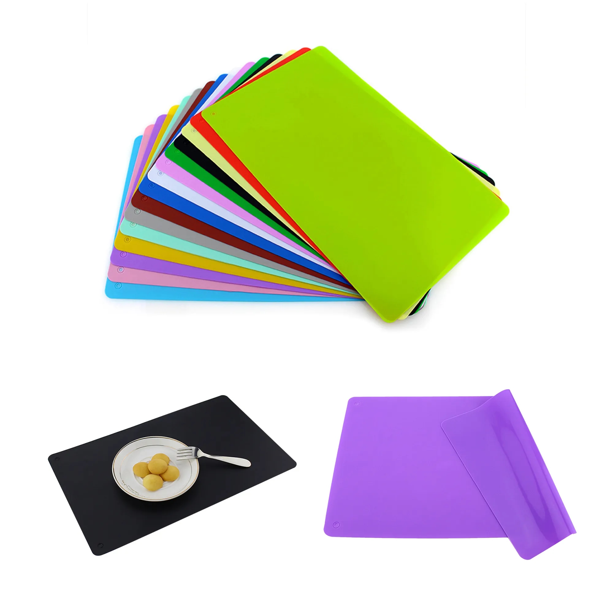 MOQ 100PCS Food Grade Placemat Desk Student Lunch Mat 3