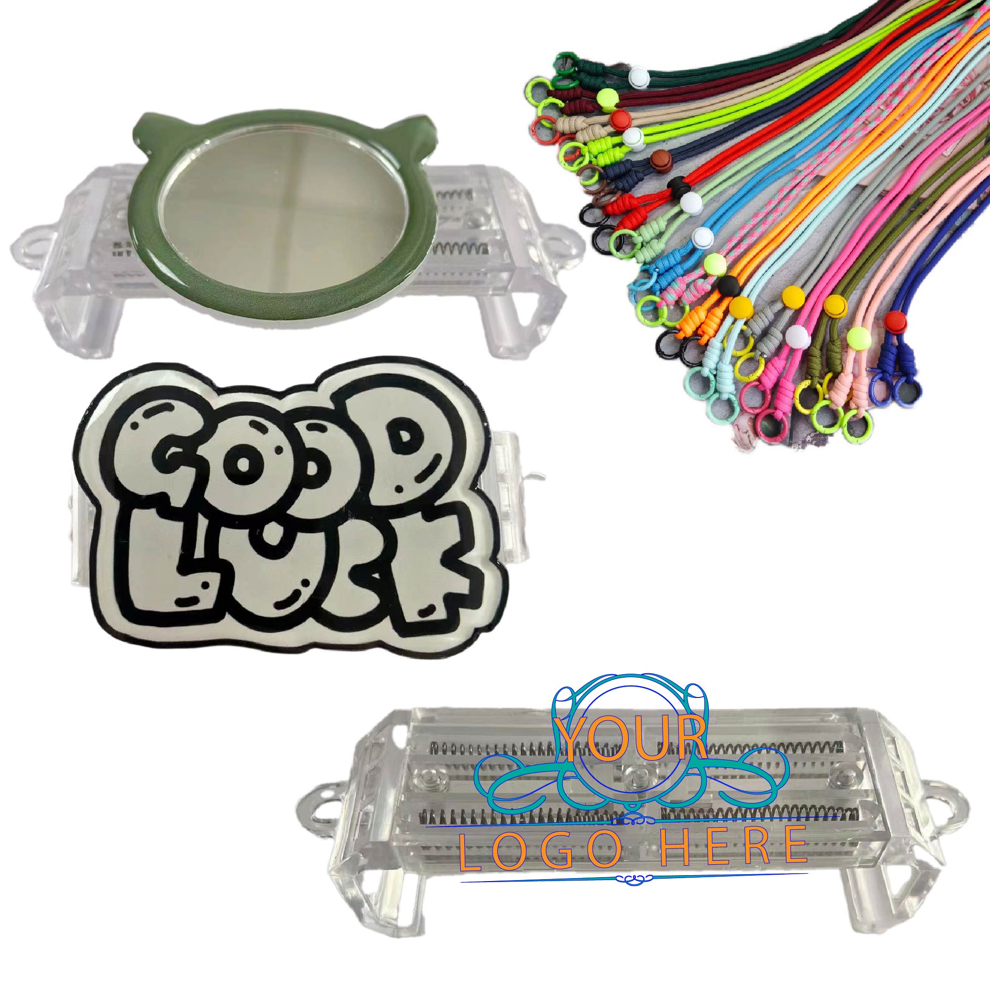 Full Color Traveler Adjustable Phone Carrier & Lanyard 1