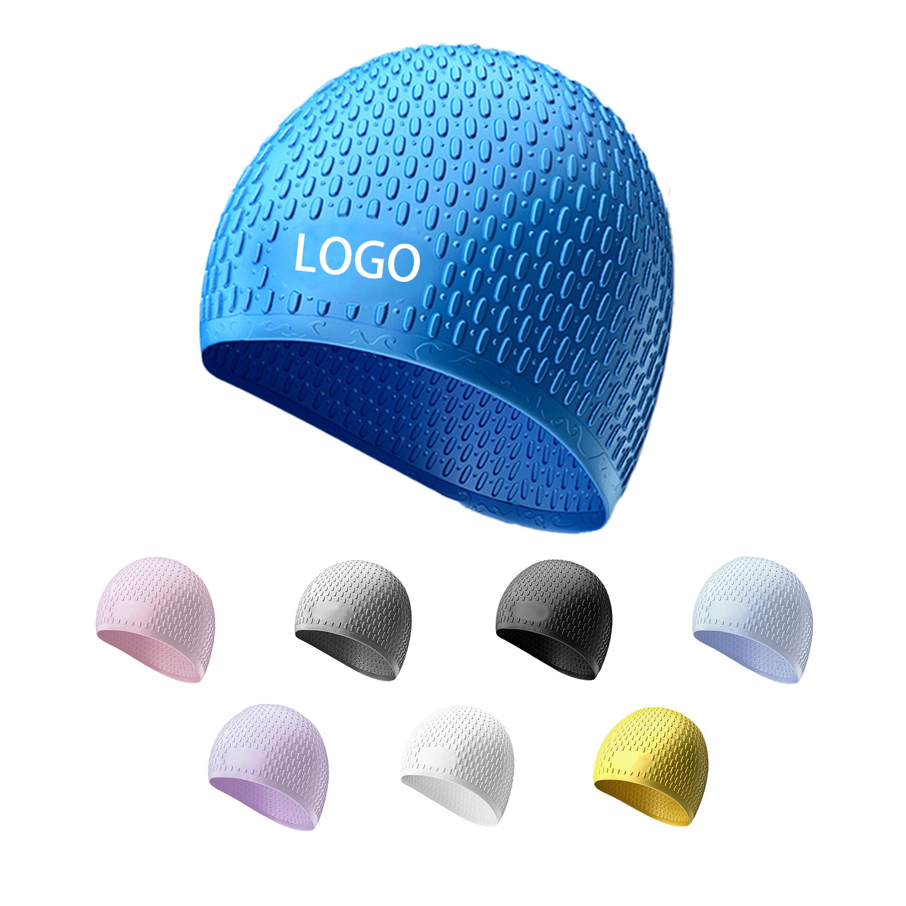 3D Ergonomic Silicone Swimming Cap