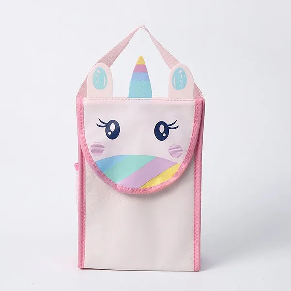 Kids Polyester Lunch Bag With Bottle mesh pocket 3
