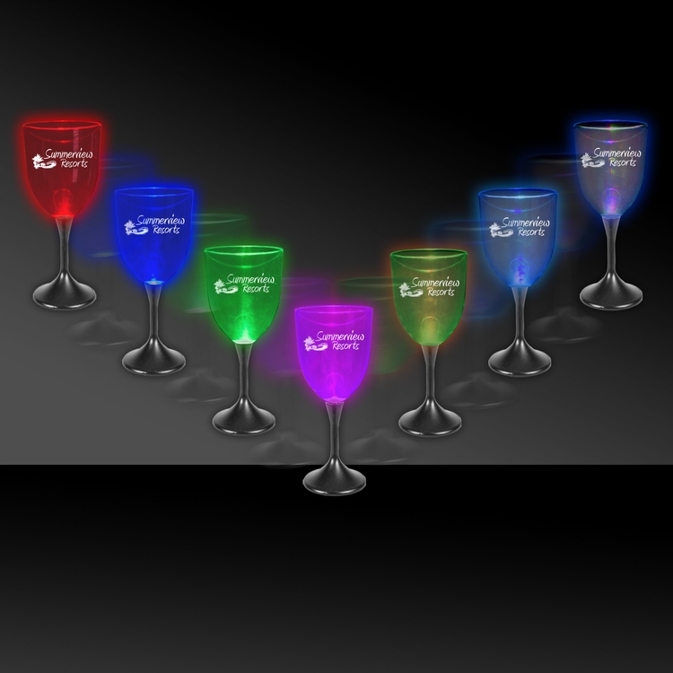 10 oz. Lighted LED Wine Glass