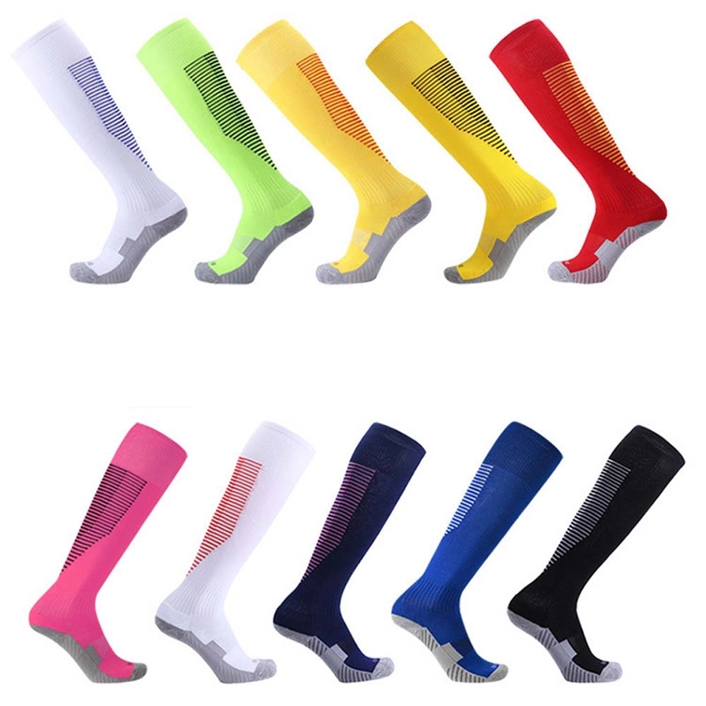 Stripe Knee High Athletic Crew Socks 7