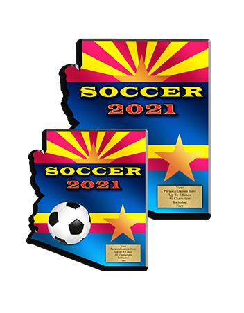 Plaque: Arizona State 8", MDF 3/8 thick Wood, 2