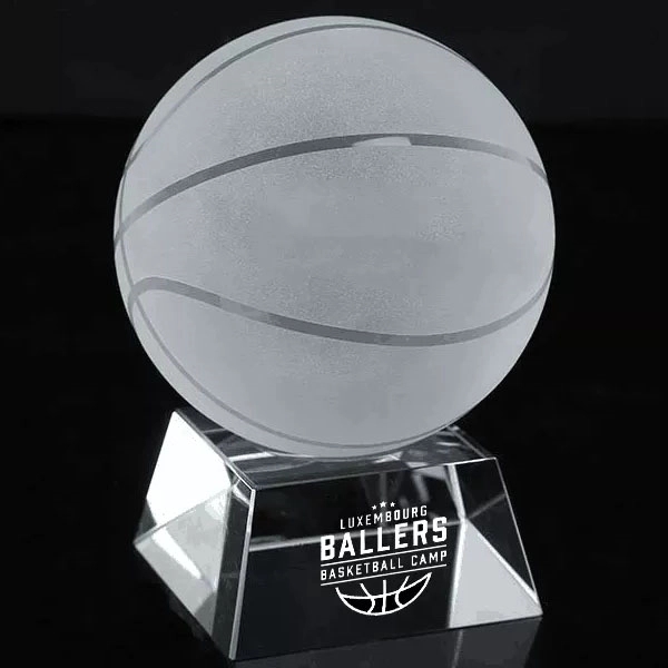 Crystal Basketball Sports Award 5
