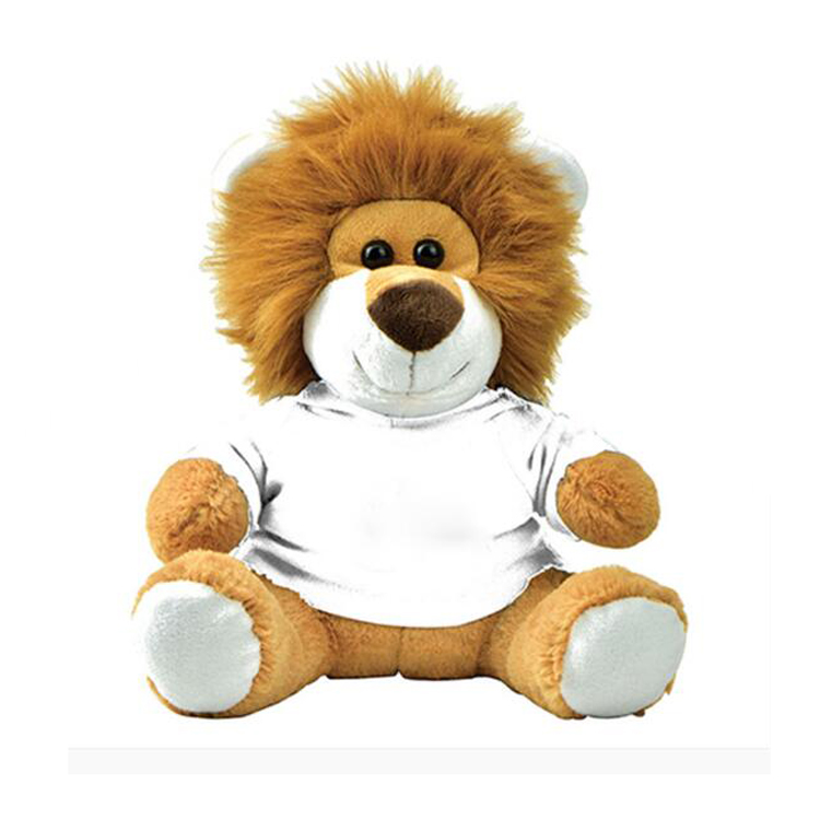 8" Plush Lion w/T-Shirt 2
