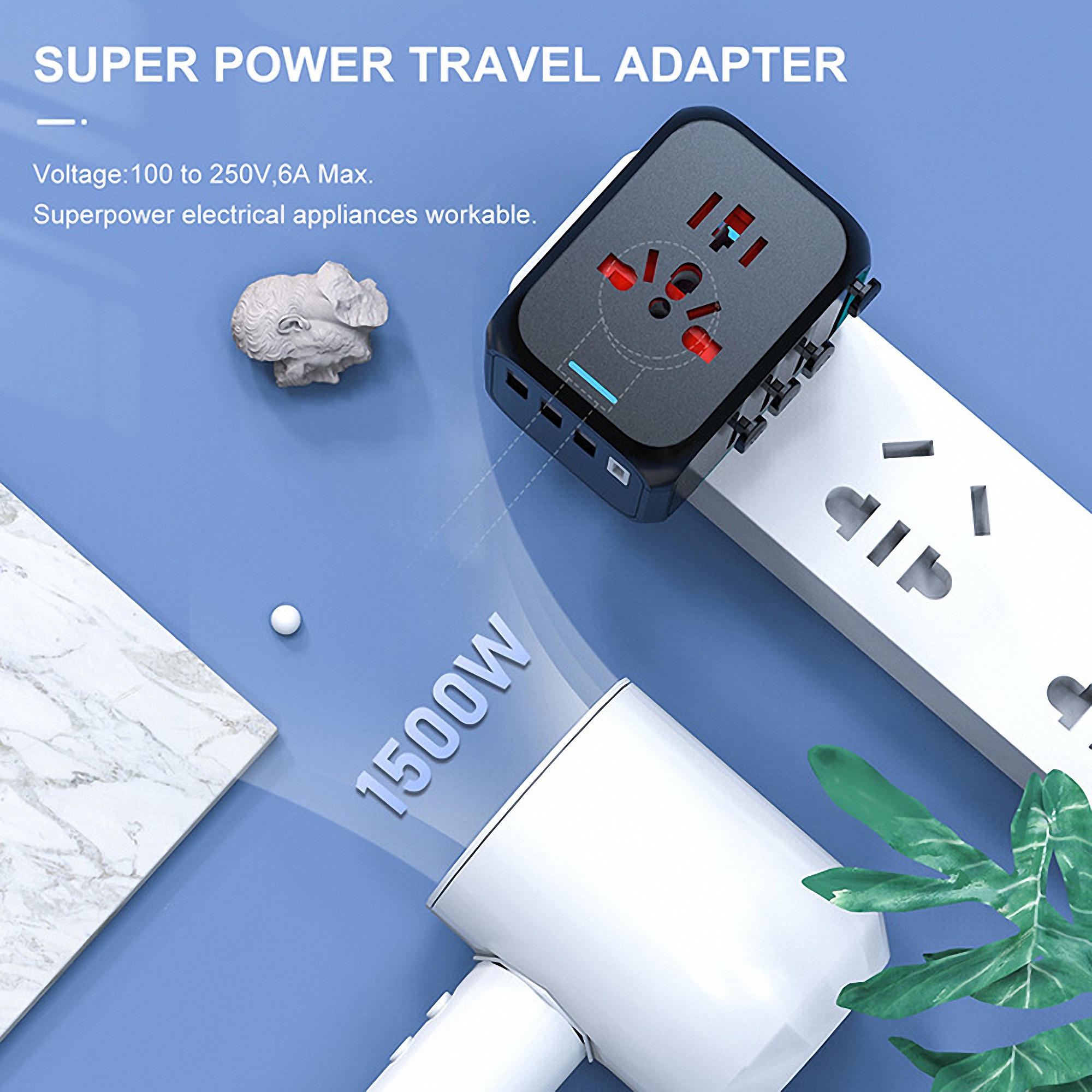 Worldwide Travel Adapter Plug 1