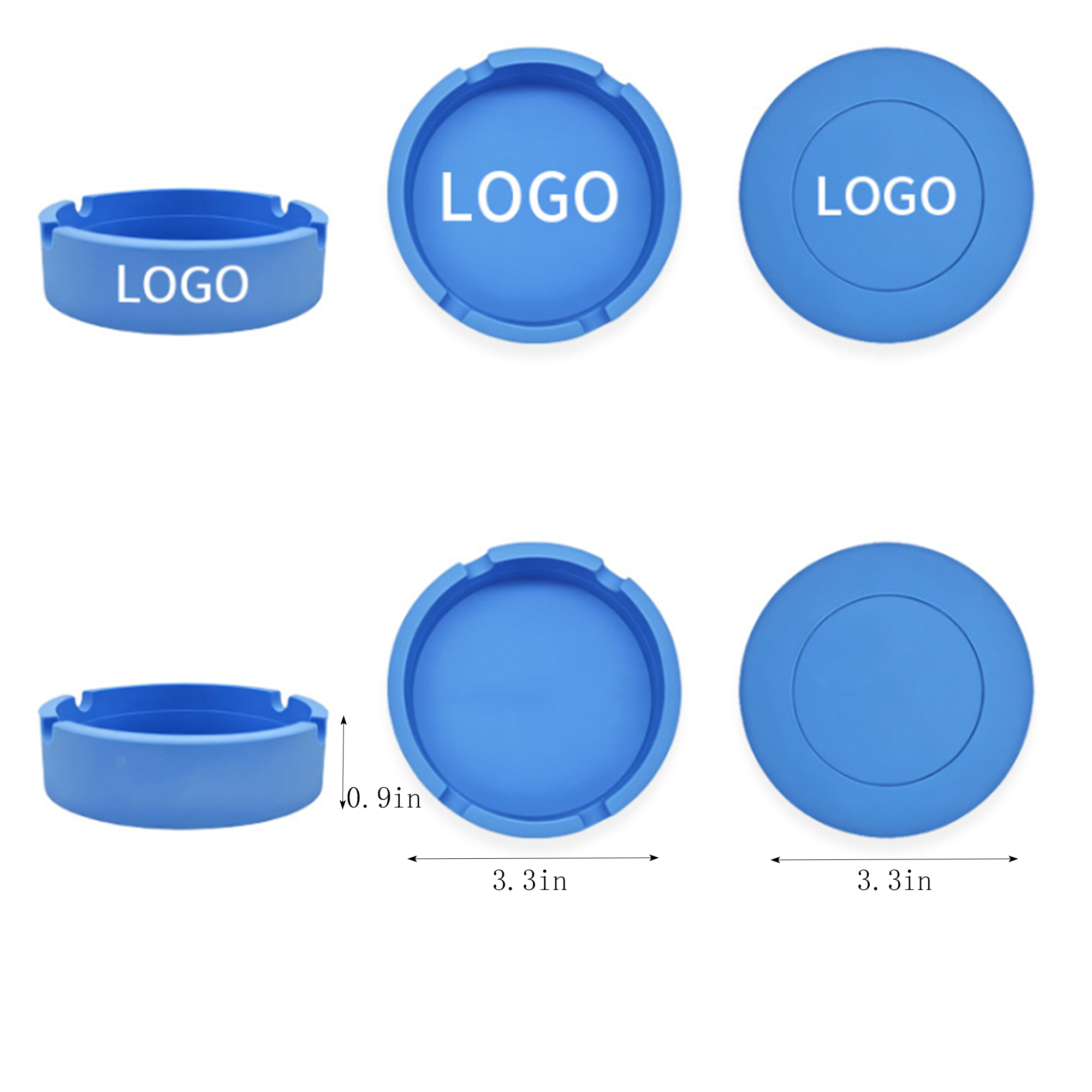 Round Silicone Ashtray 1