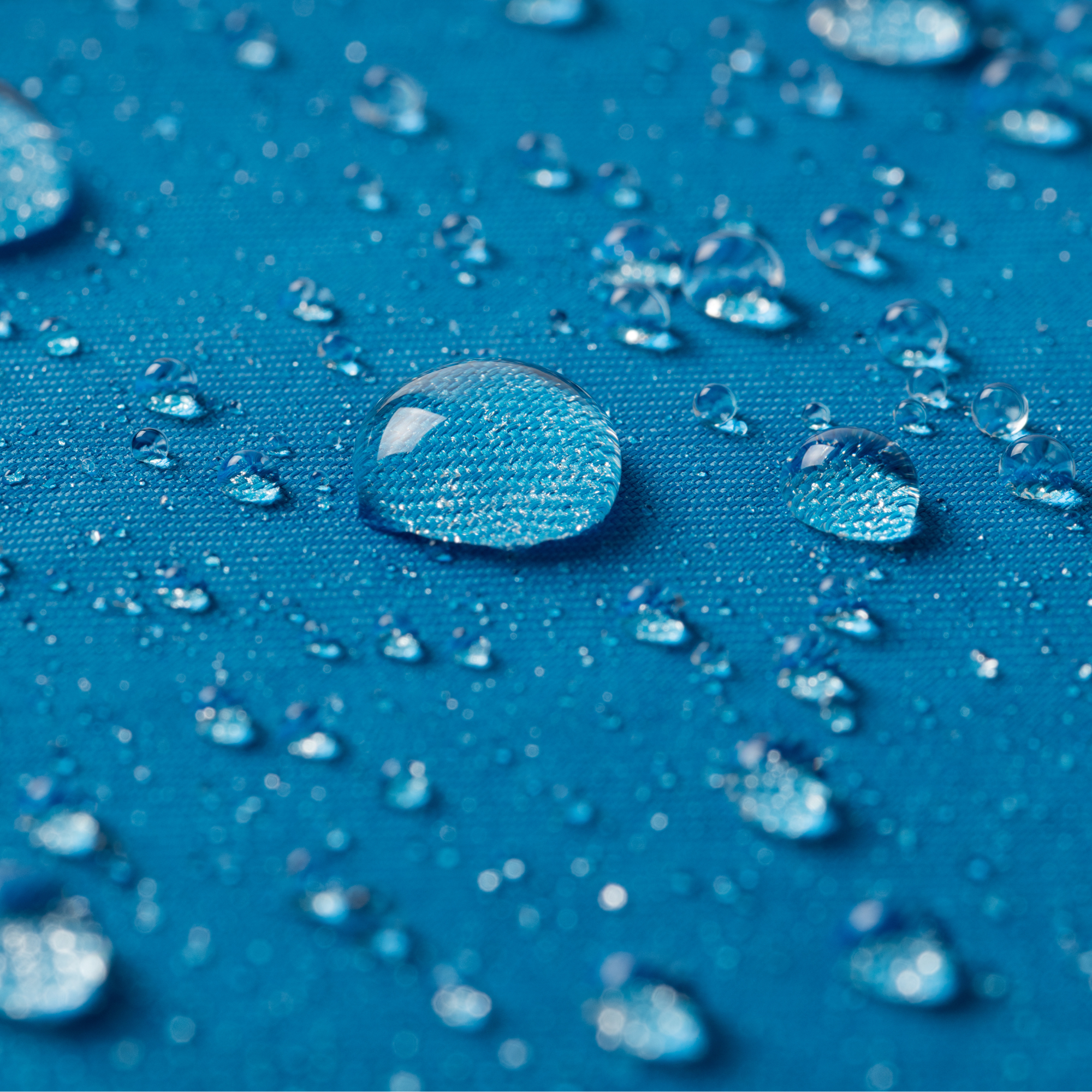 30" Round Liquid Repellent Barrel Table Cover, Front Panel Print