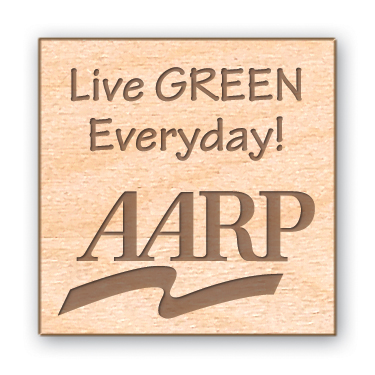 Wood Lapel Pin