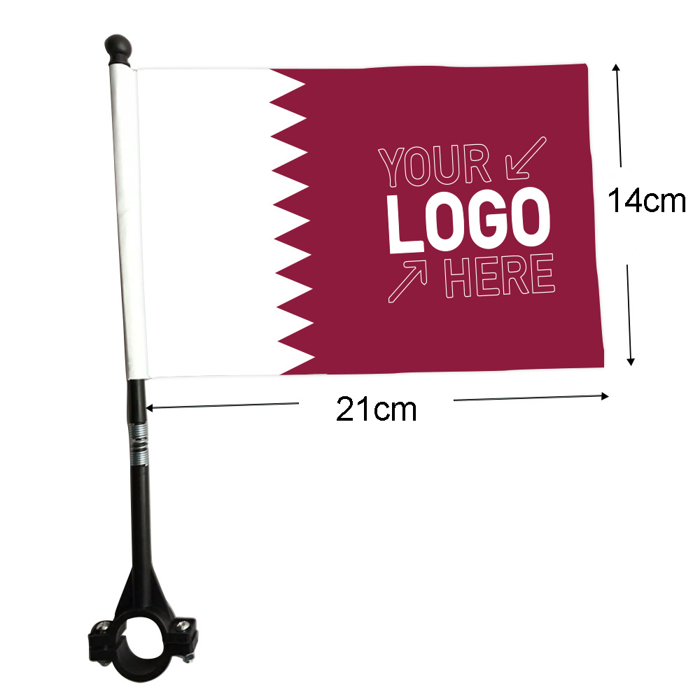 14X21CM Qatar World Cup Mountain Bike Flag 3