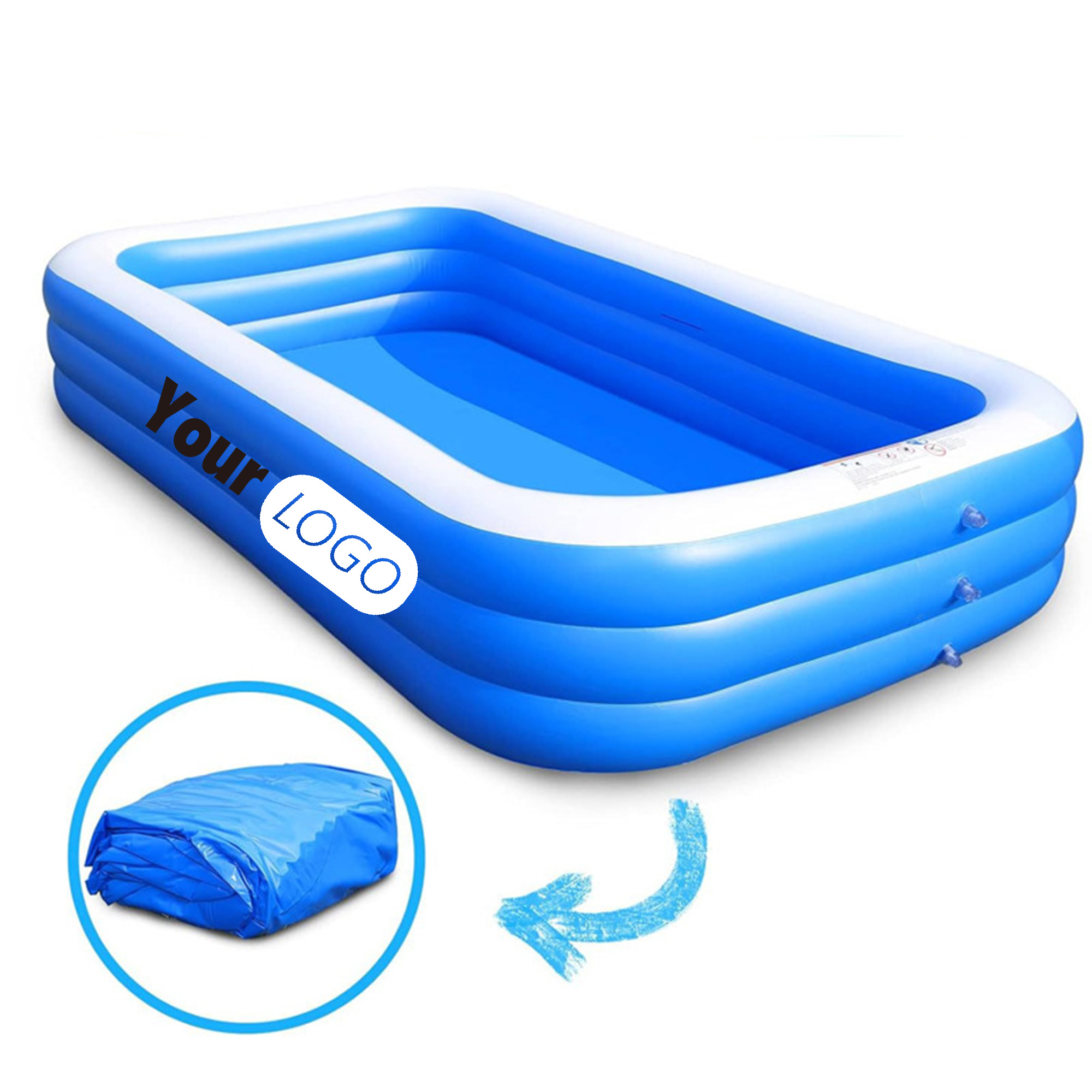 Thickened Blow up Kiddie Pool 4