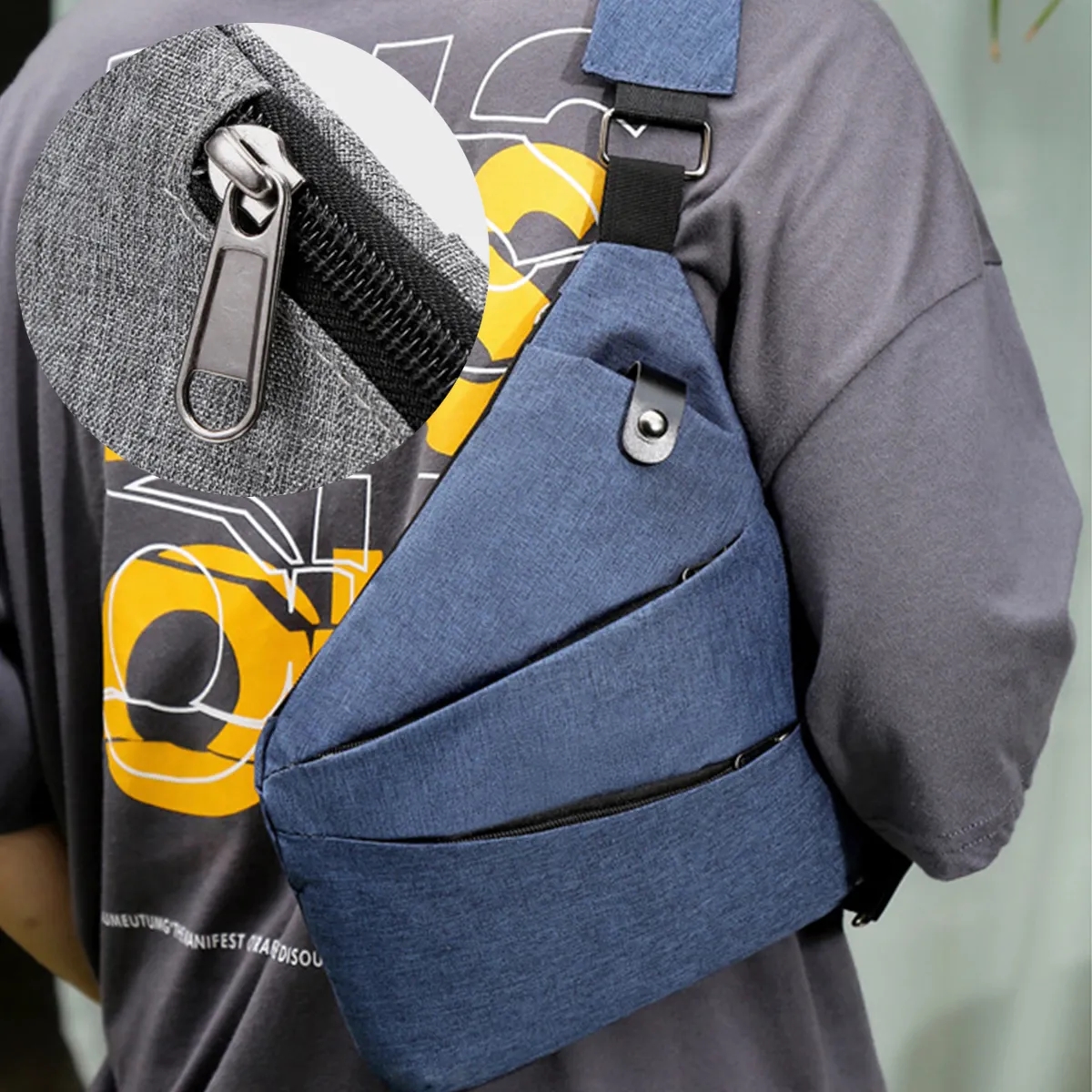 Outdoor Waterproof Lightweight Large Capacity Chest Bag 6