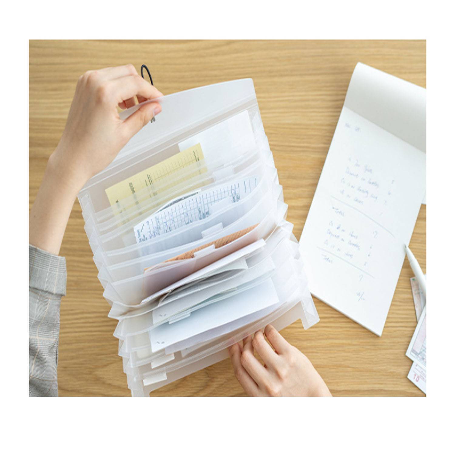 Handheld Small Accordion File Folder 2