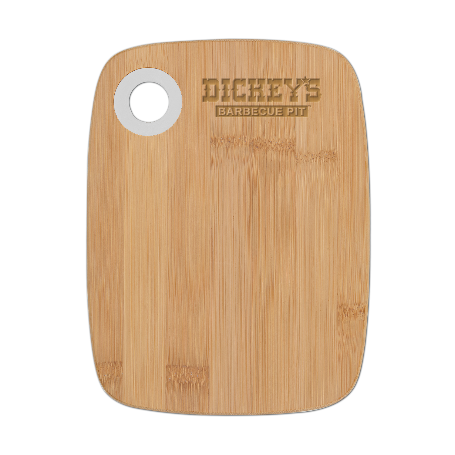 Small Bamboo Cutting Board w/Silicone Ring 8