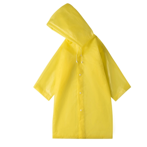 Reusable Raincoat Rain Poncho Jacket Slicker for Children 7