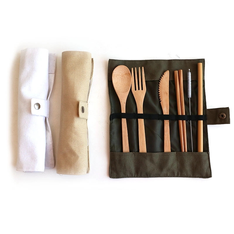 Bamboo Utensil Set Dinnerware 4