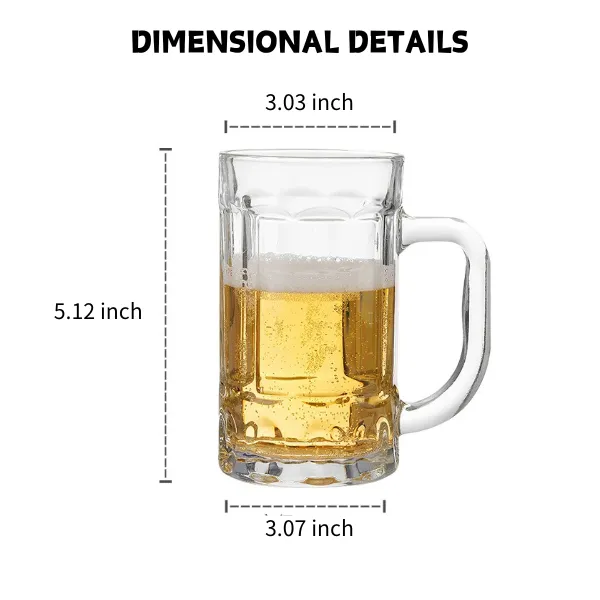 Vertical Stripe Handle Cup 1
