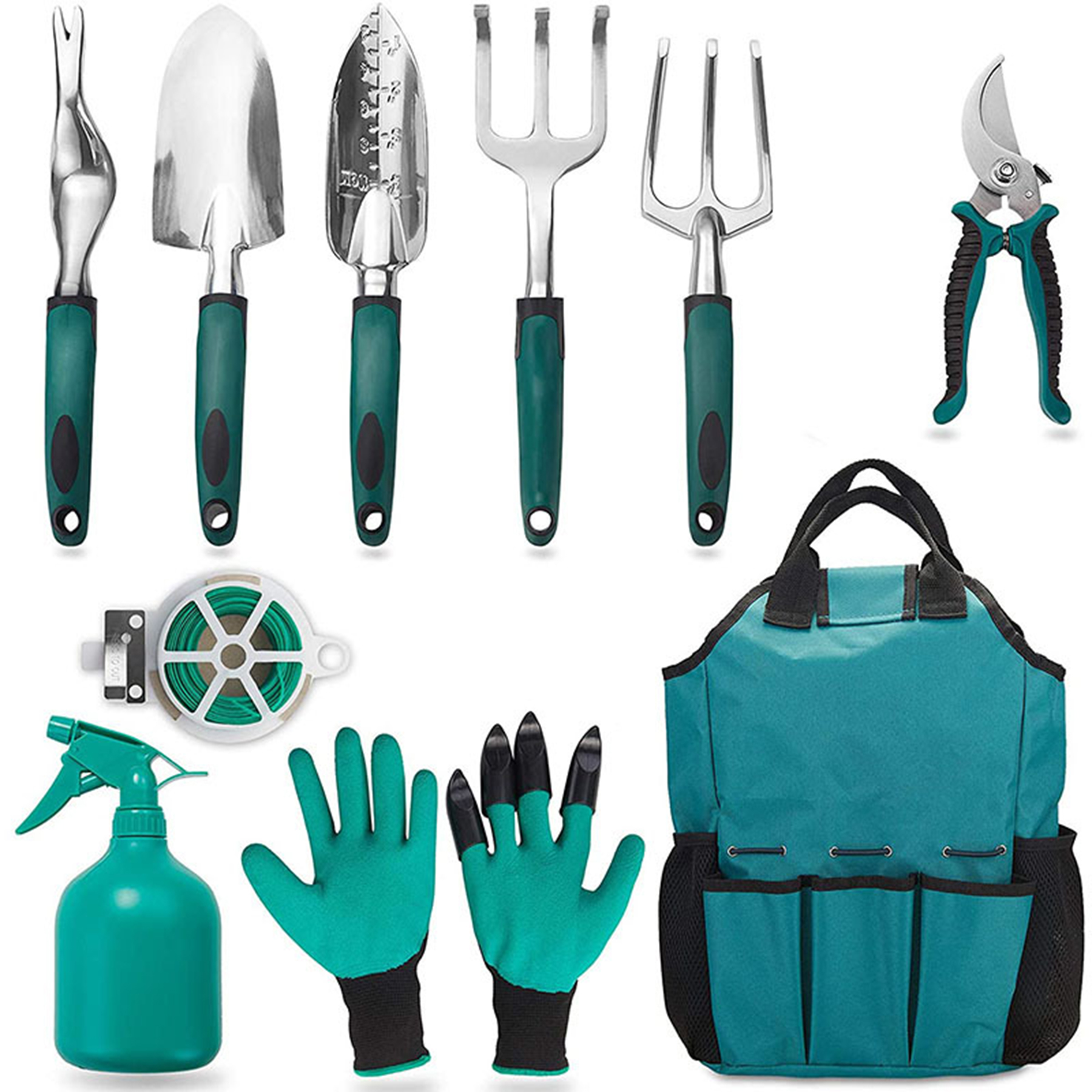 11 Piece Aluminum Alloy Tool Starter Kit with Bag 2