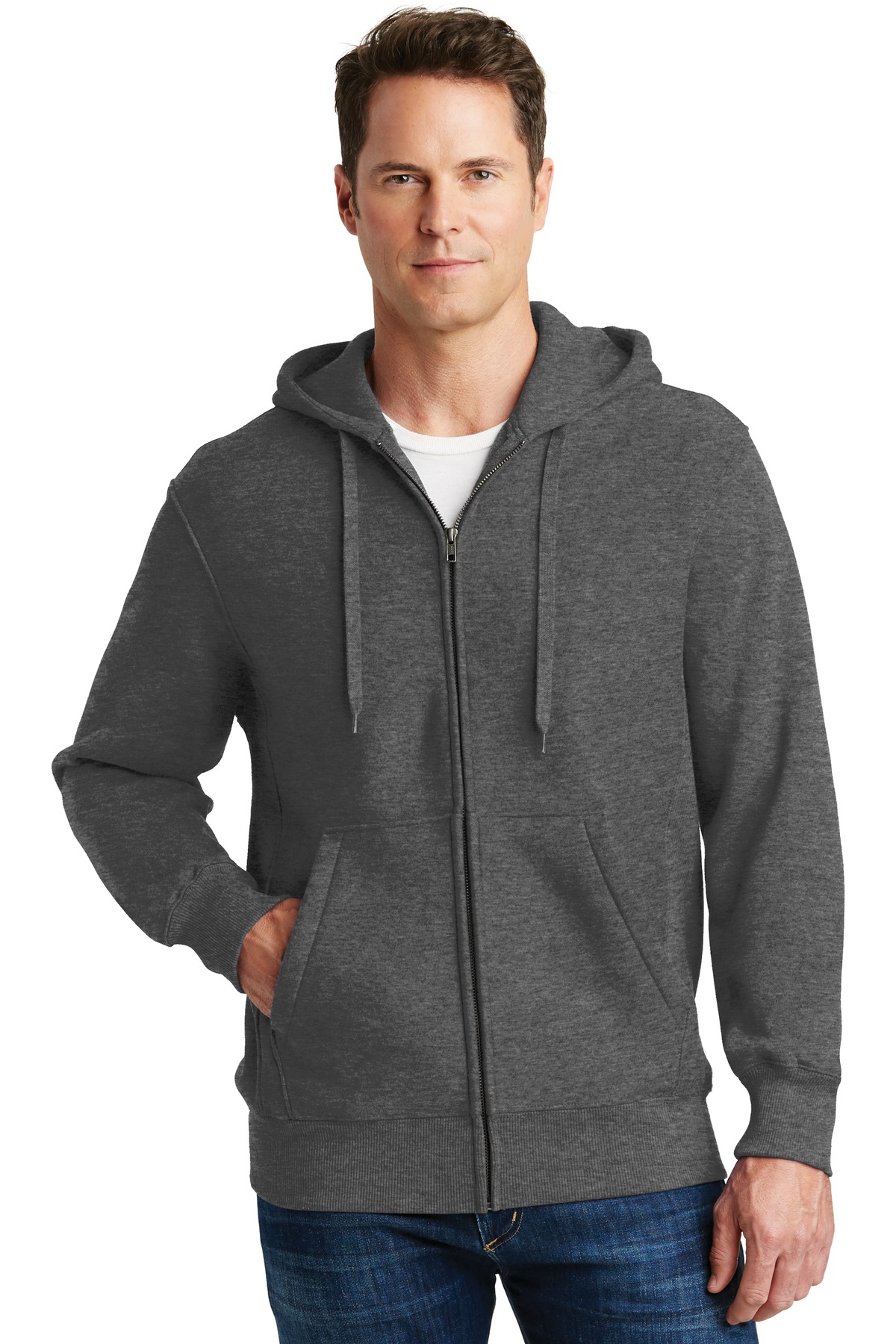 Sport-Tek® Super Heavyweight Full-Zip Hooded Sweatshirt 13