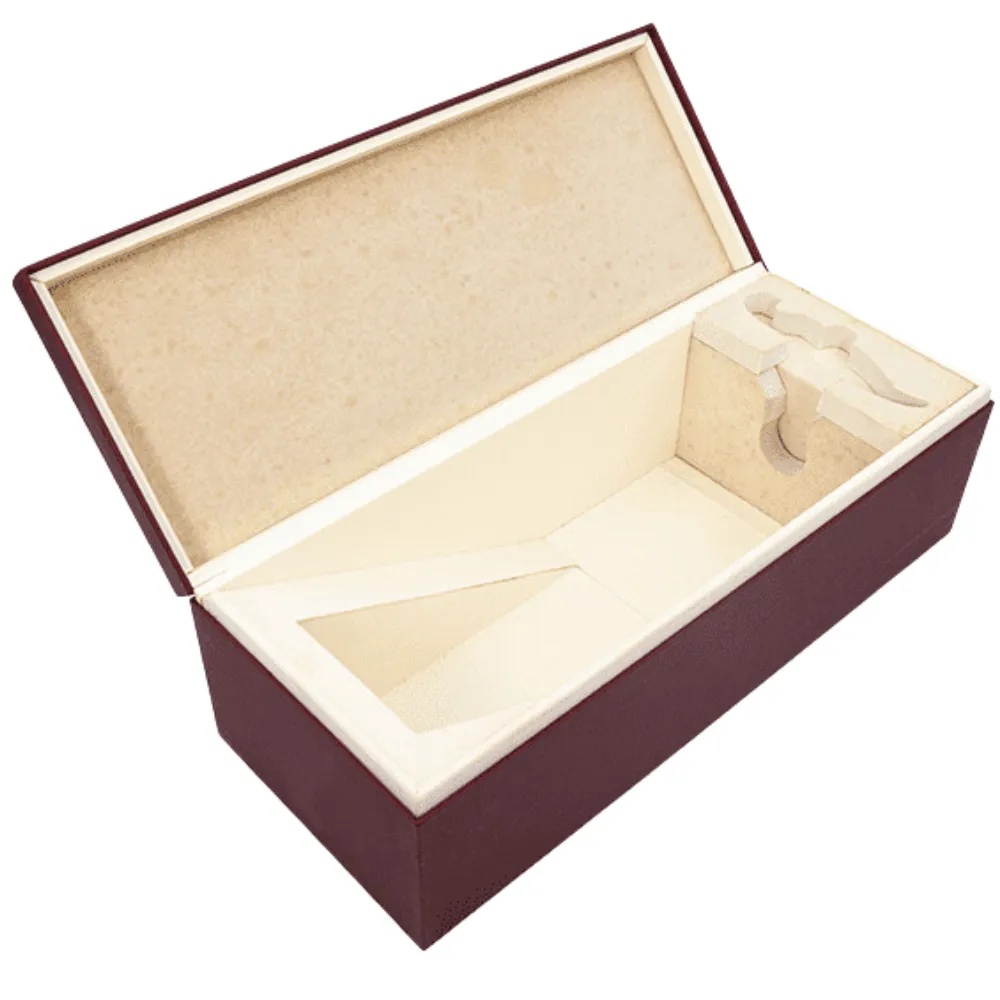 1-Bottle PU Leather Whiskey Gift Box 4