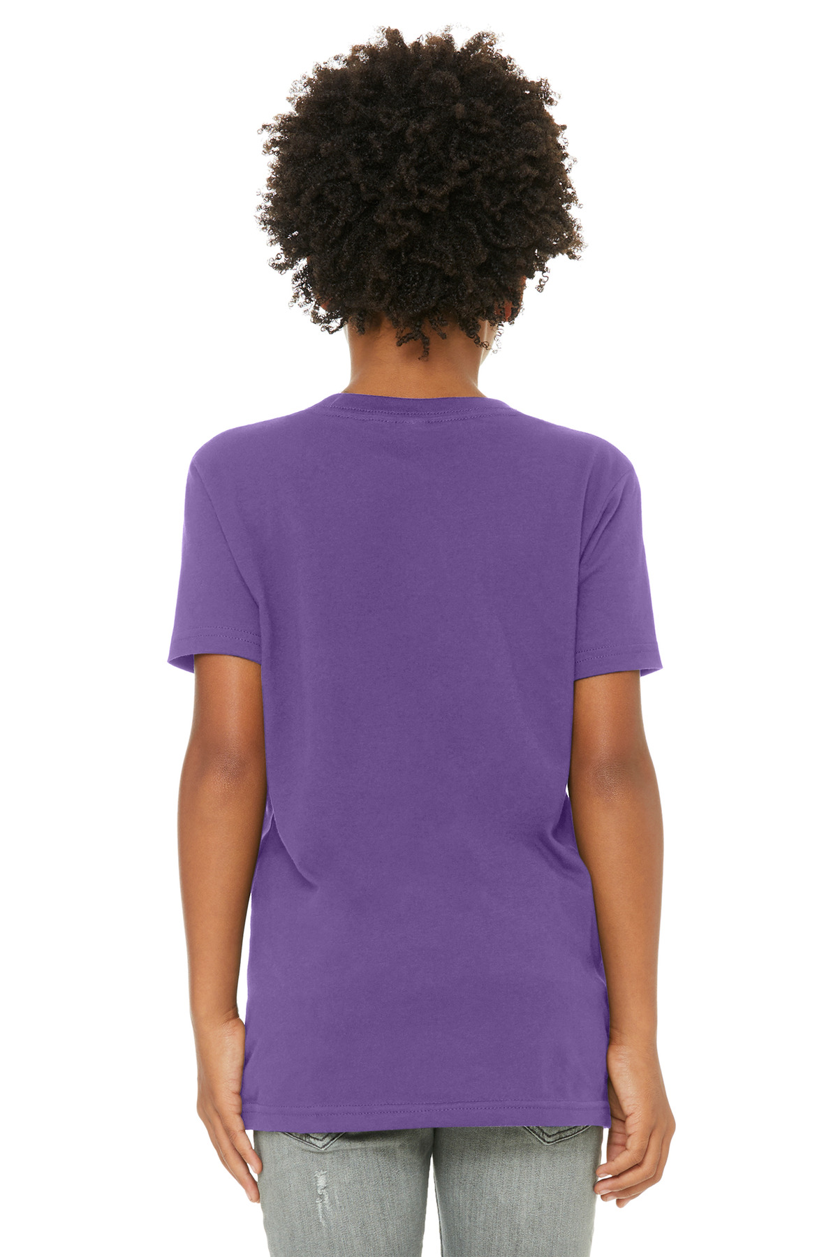 BELLA+CANVAS Youth Jersey Short Sleeve Tee. BC3001Y 50