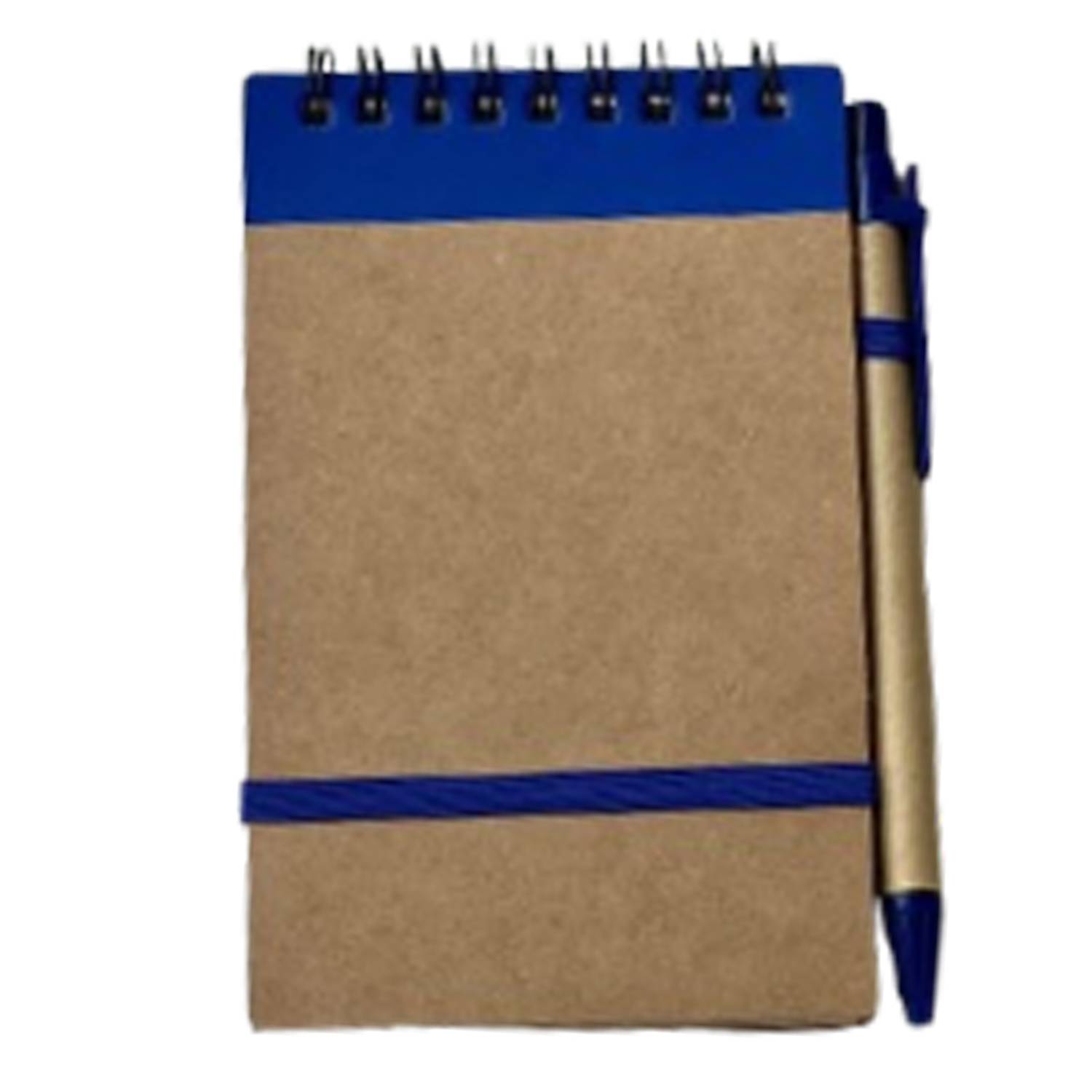 A5 Lined Spiral Notebook w/ Pen 10