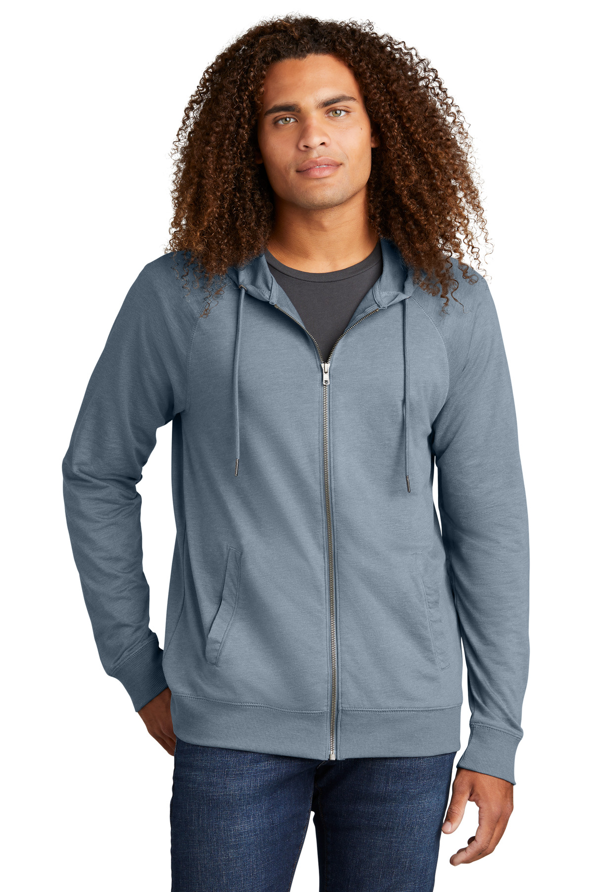 District Featherweight French Terry Full-Zip Hoodie DT573 4
