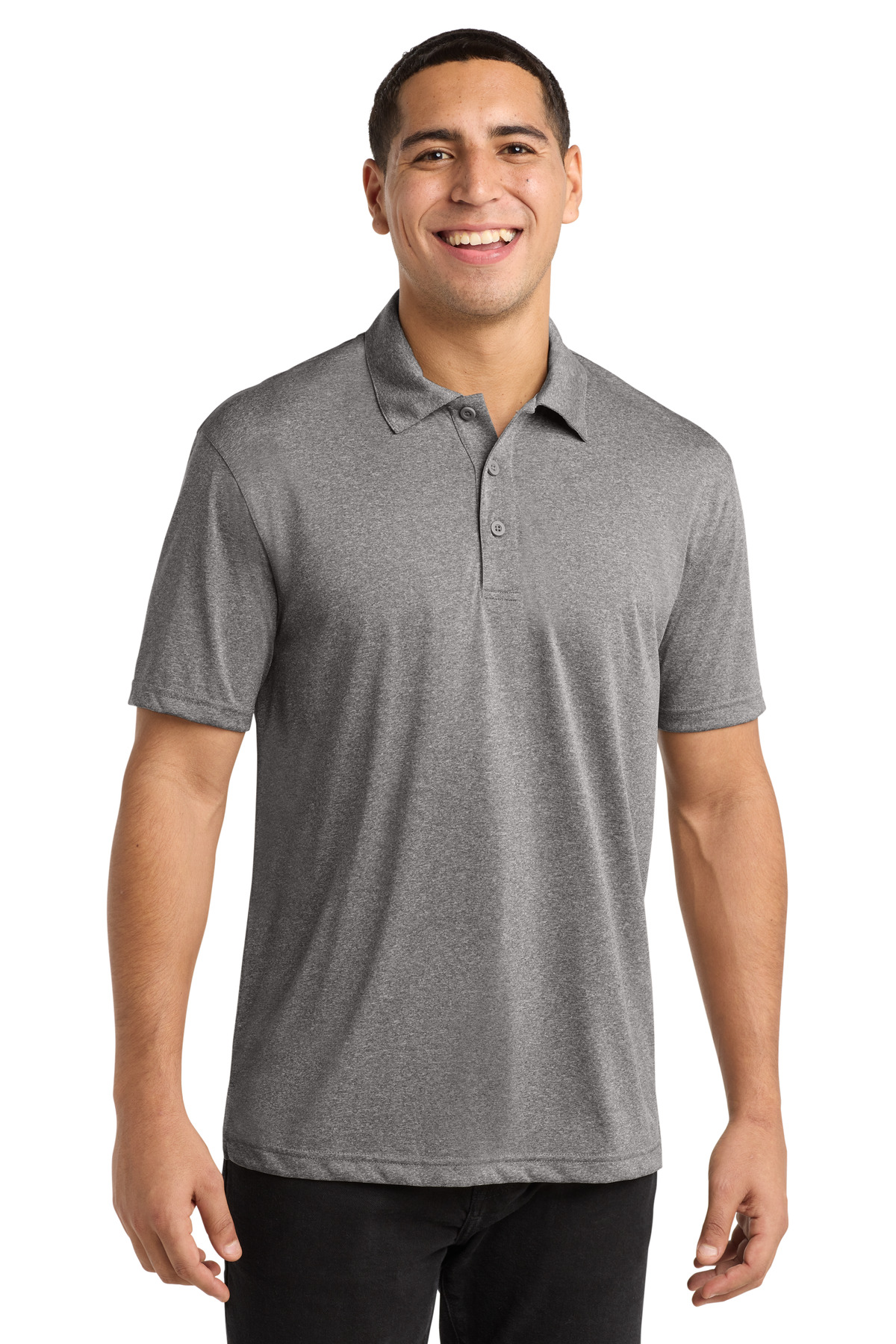 Sport-Tek Heather Contender Polo. ST660 2