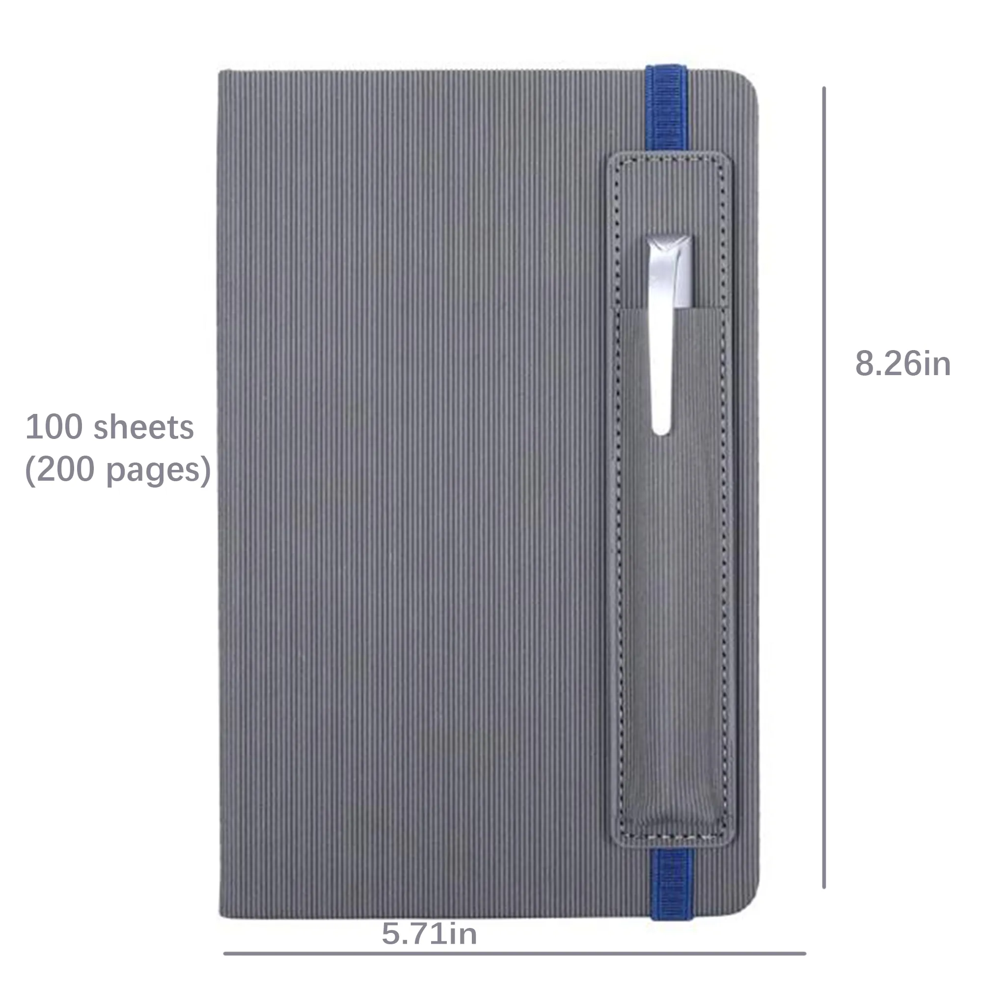 A5 Notebook with Pen Pouch Corporate Business Logo Printed 2