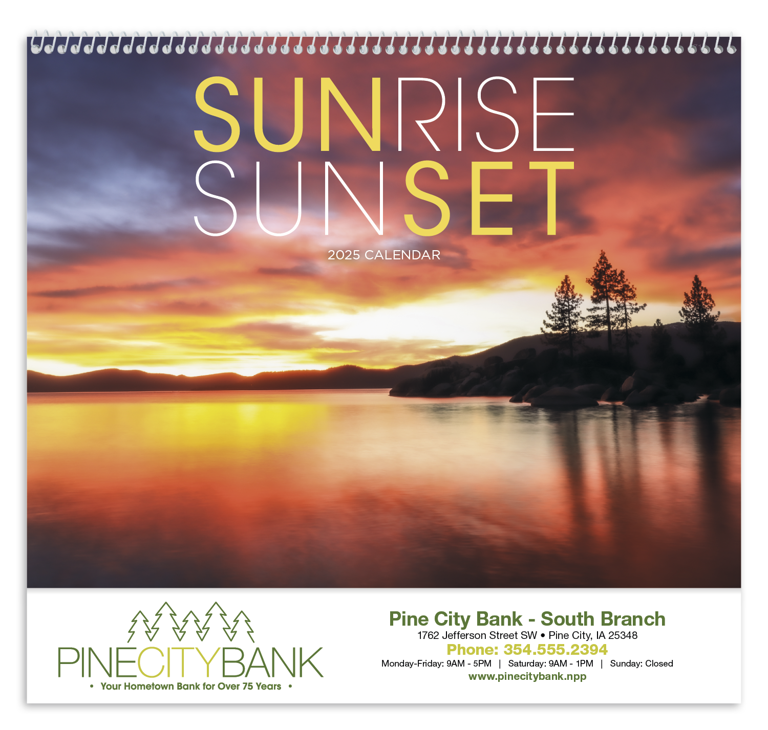 Triumph® Calendars Sunrise Sunset Calendar 9