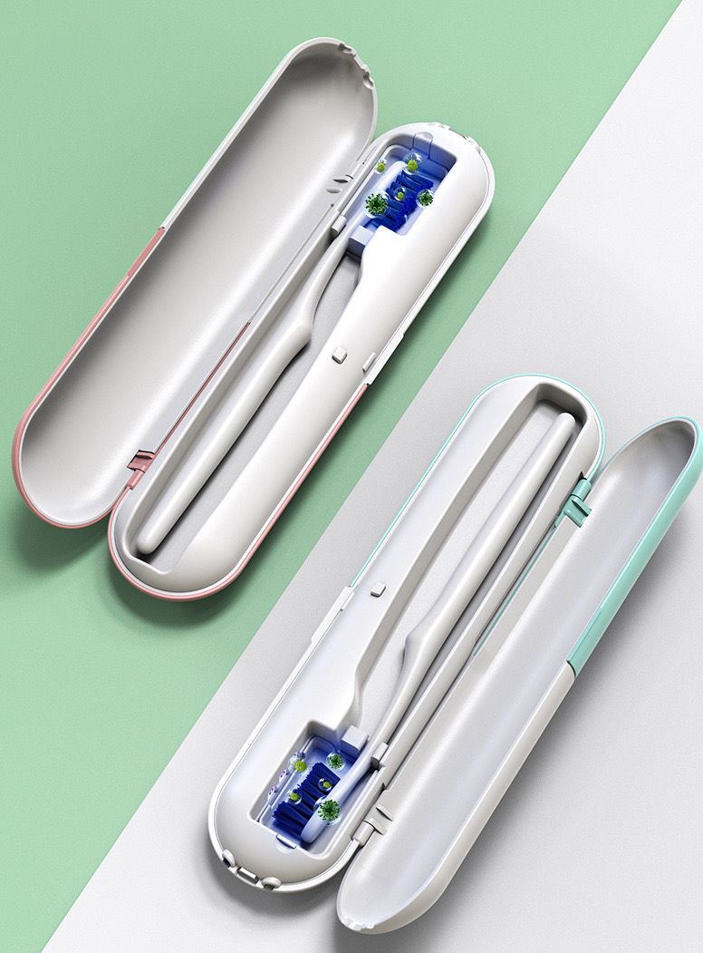 Toothbrush sanitizers Case for the entire toothbrush 1