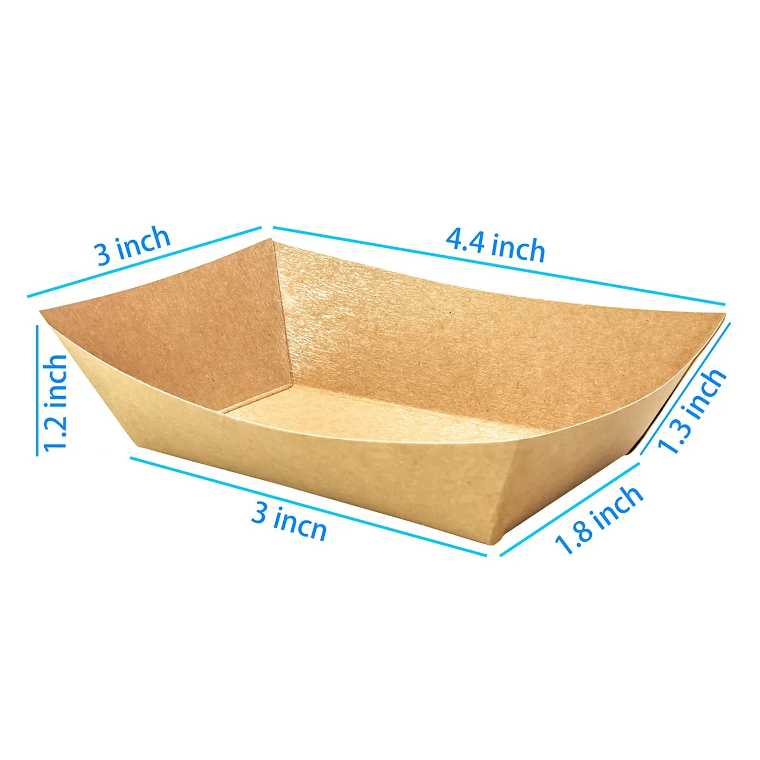 Kraft Paper Food Holder Boat Tray 4