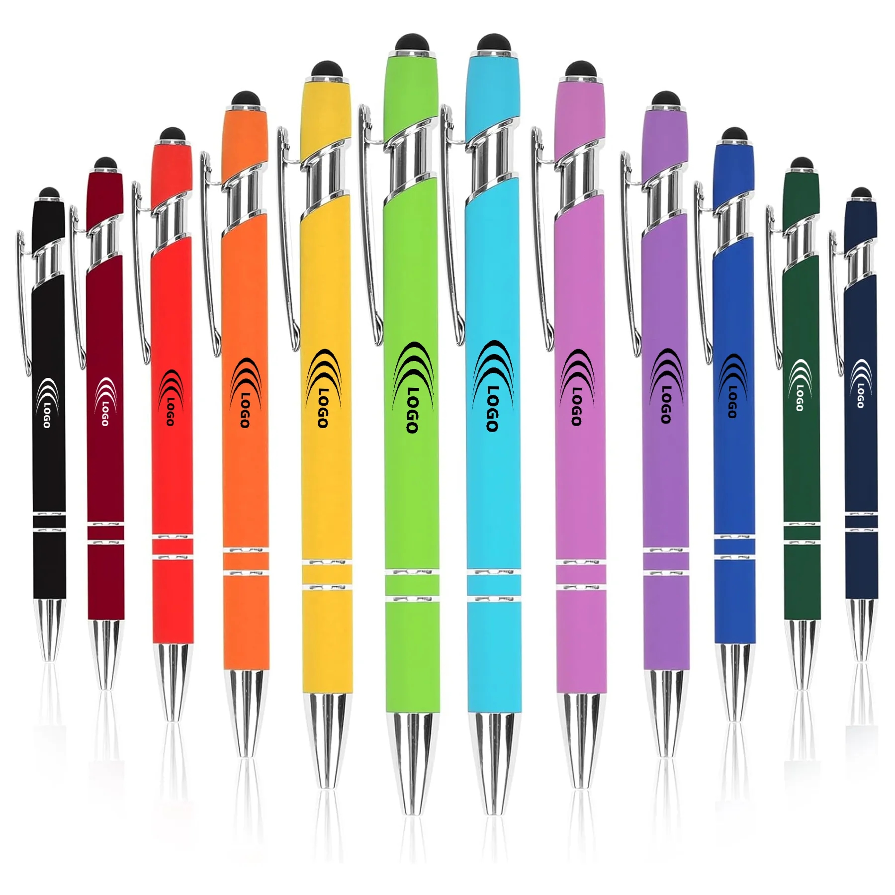 Black Ink Touch Click Metal Pen 1